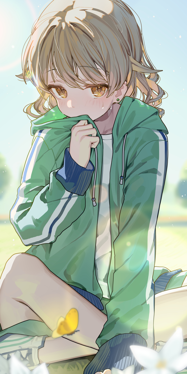 社恐少女森久保 画师:にんげんまめ#二次元美图# #我爱二次元# #偶像