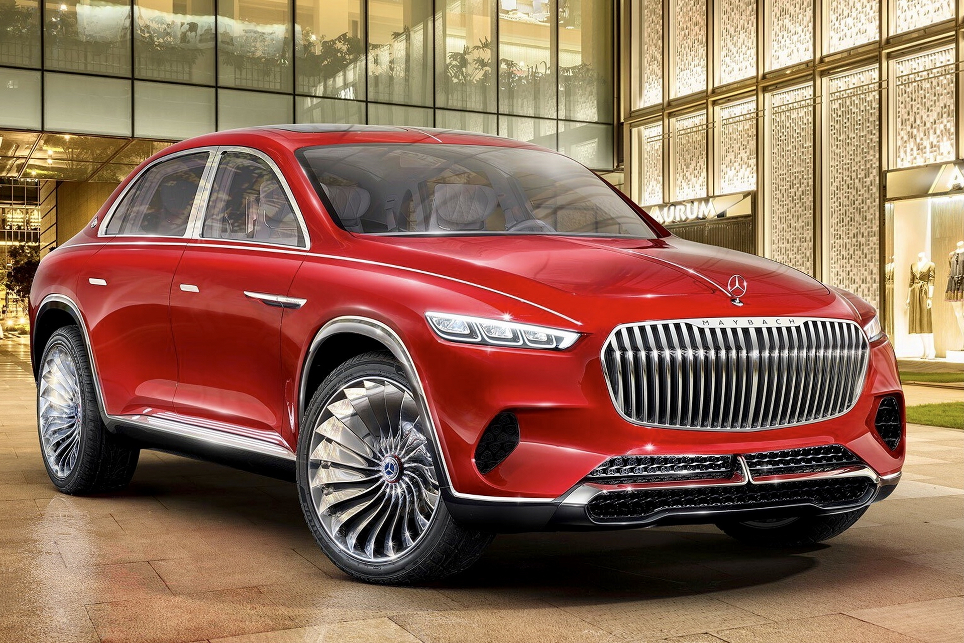 奔驰的这款至臻豪华轿跑咋一看因为是红旗的概念车呢