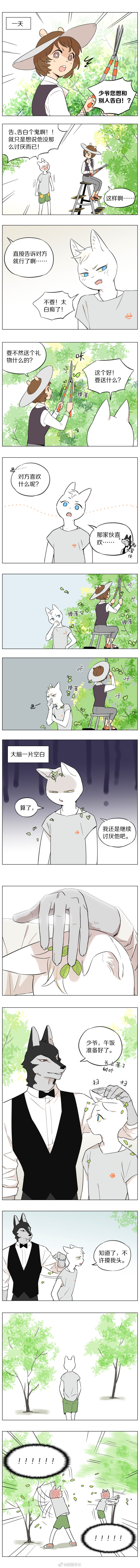 以身相许啊!那家伙喜欢你  作者:麻尾 #漫画# #二次元条漫