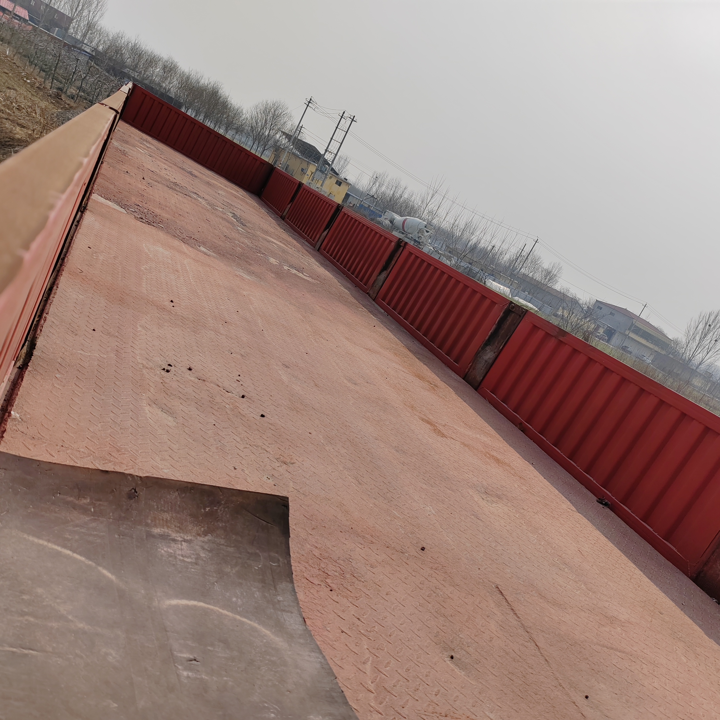 13米60标箱半挂车,富华桥,轻型挂