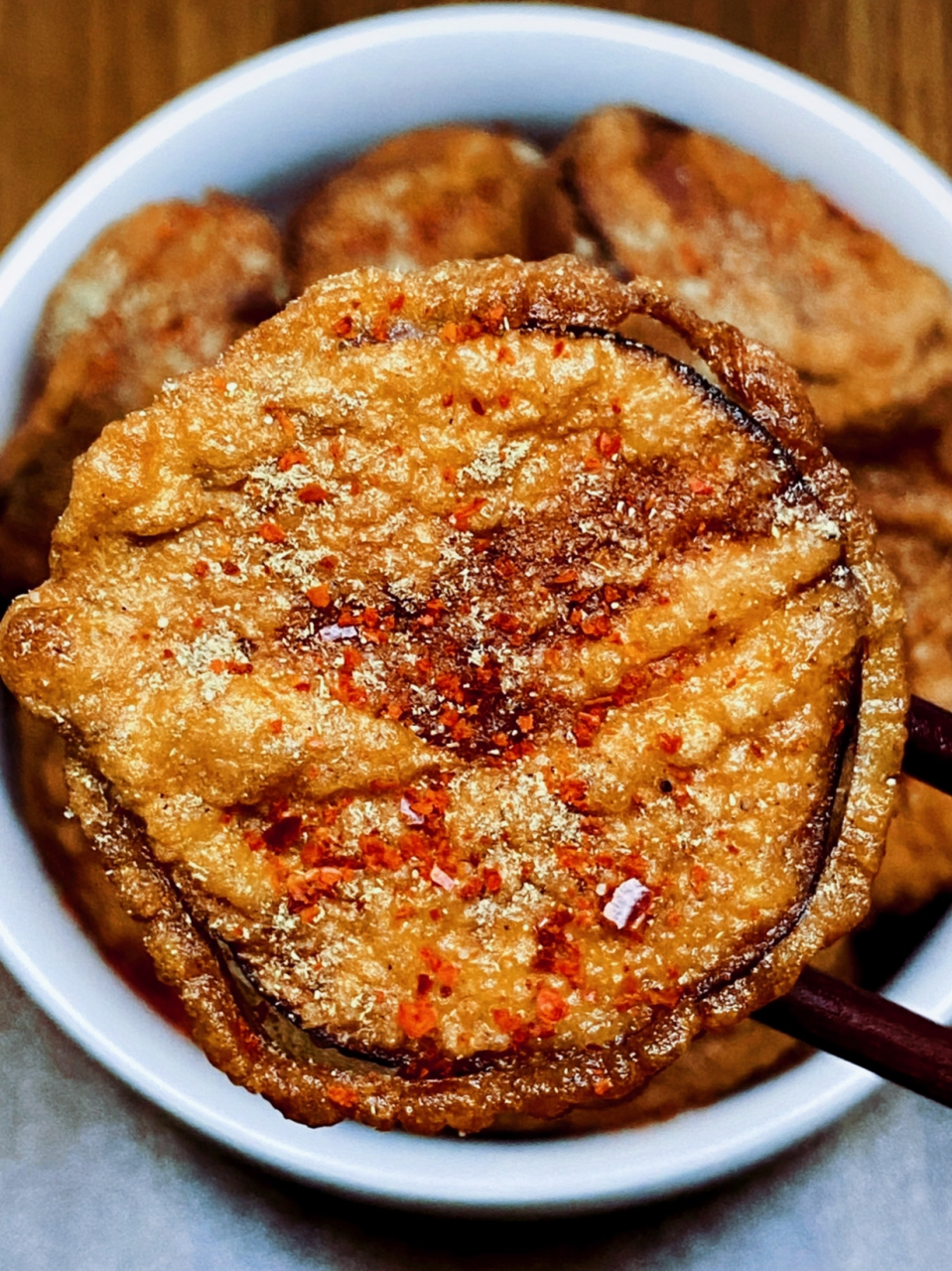 美食# 外酥里嫩的「炸茄子」,口口脆香,超级下饭,快来试试吧～  所需