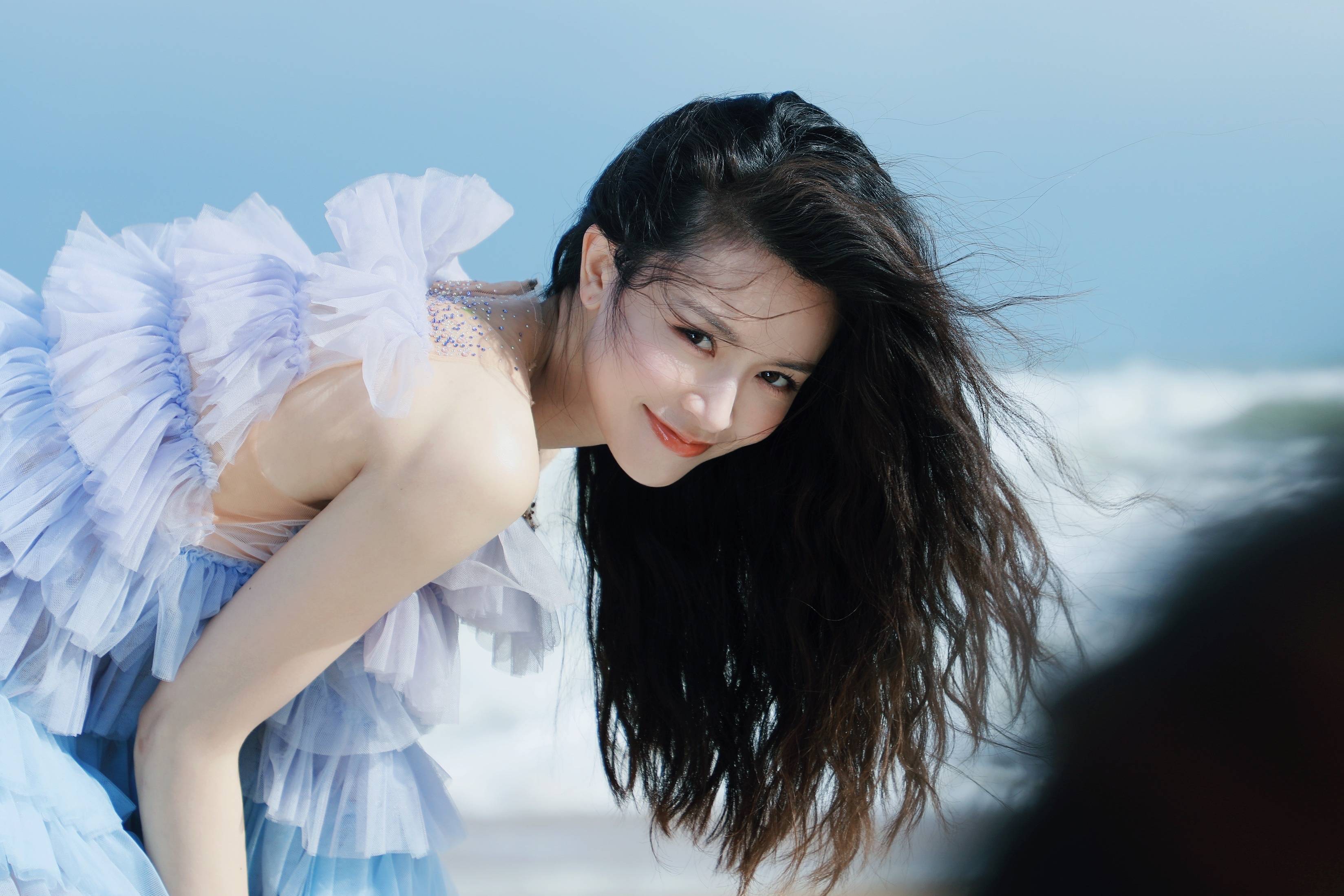 文咏珊图集第二弹,夏日海边度假的清凉美女