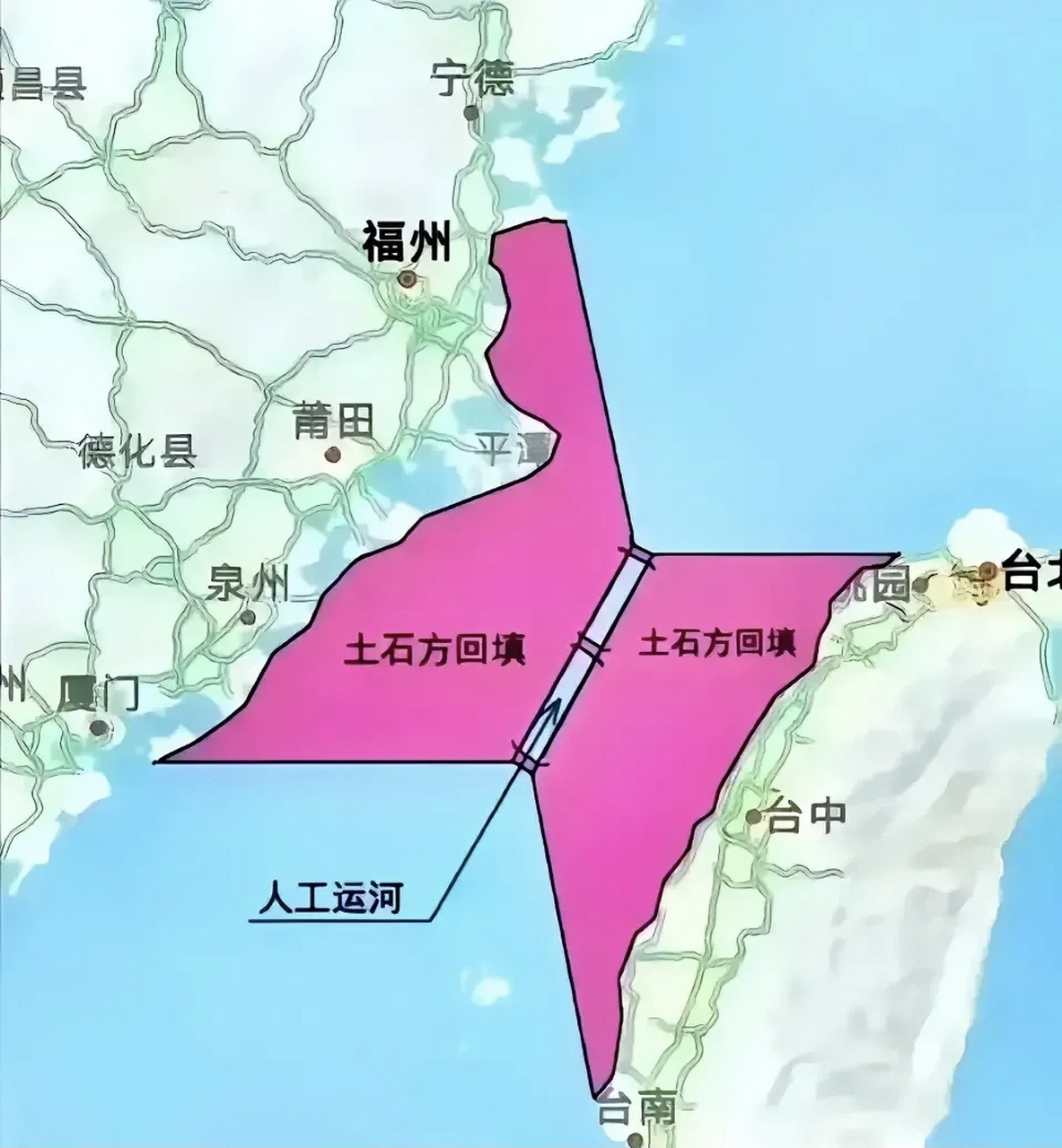 台湾海峡地图显示图片