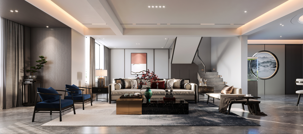 贵州金元国际新城复式楼装修效果图