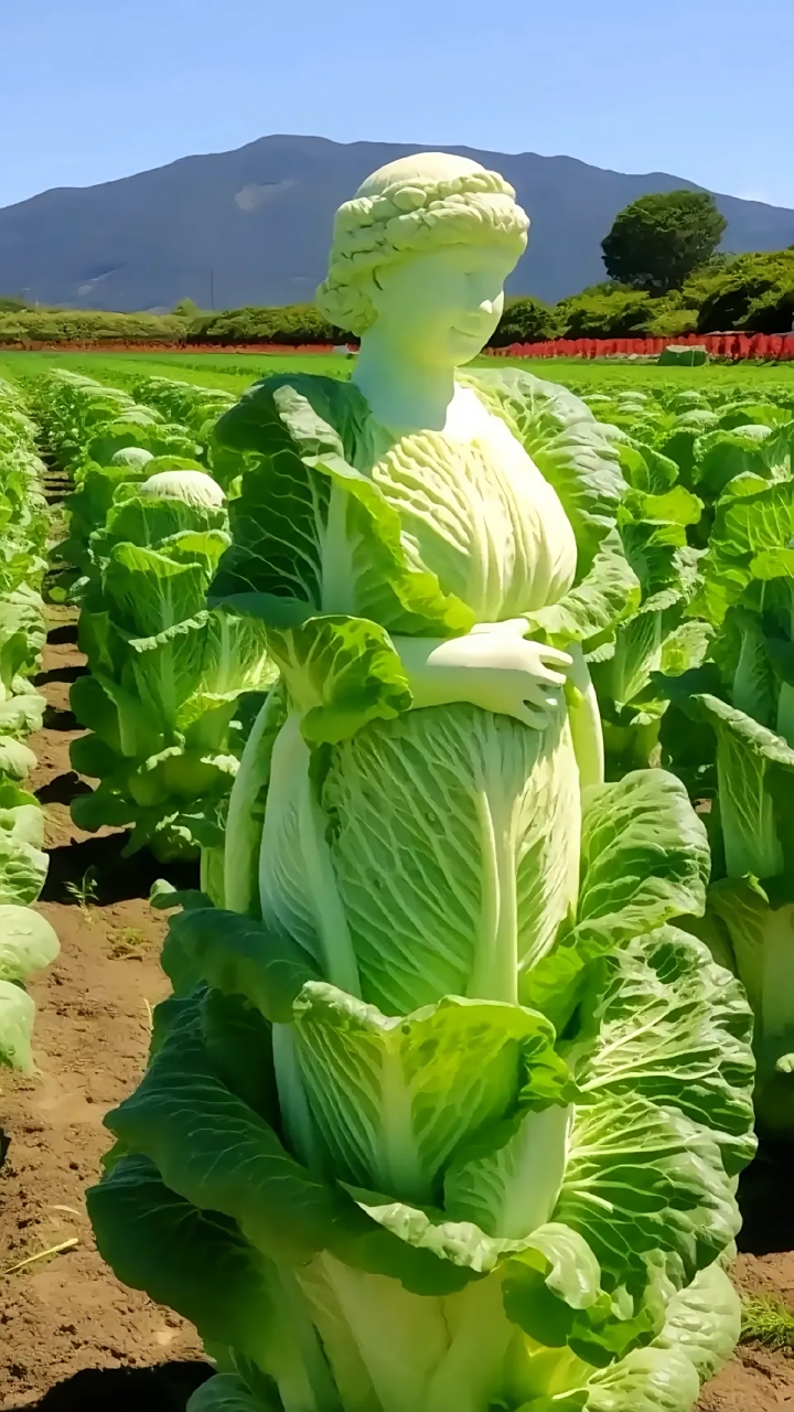 大白菜长得都这么有创意了吗?