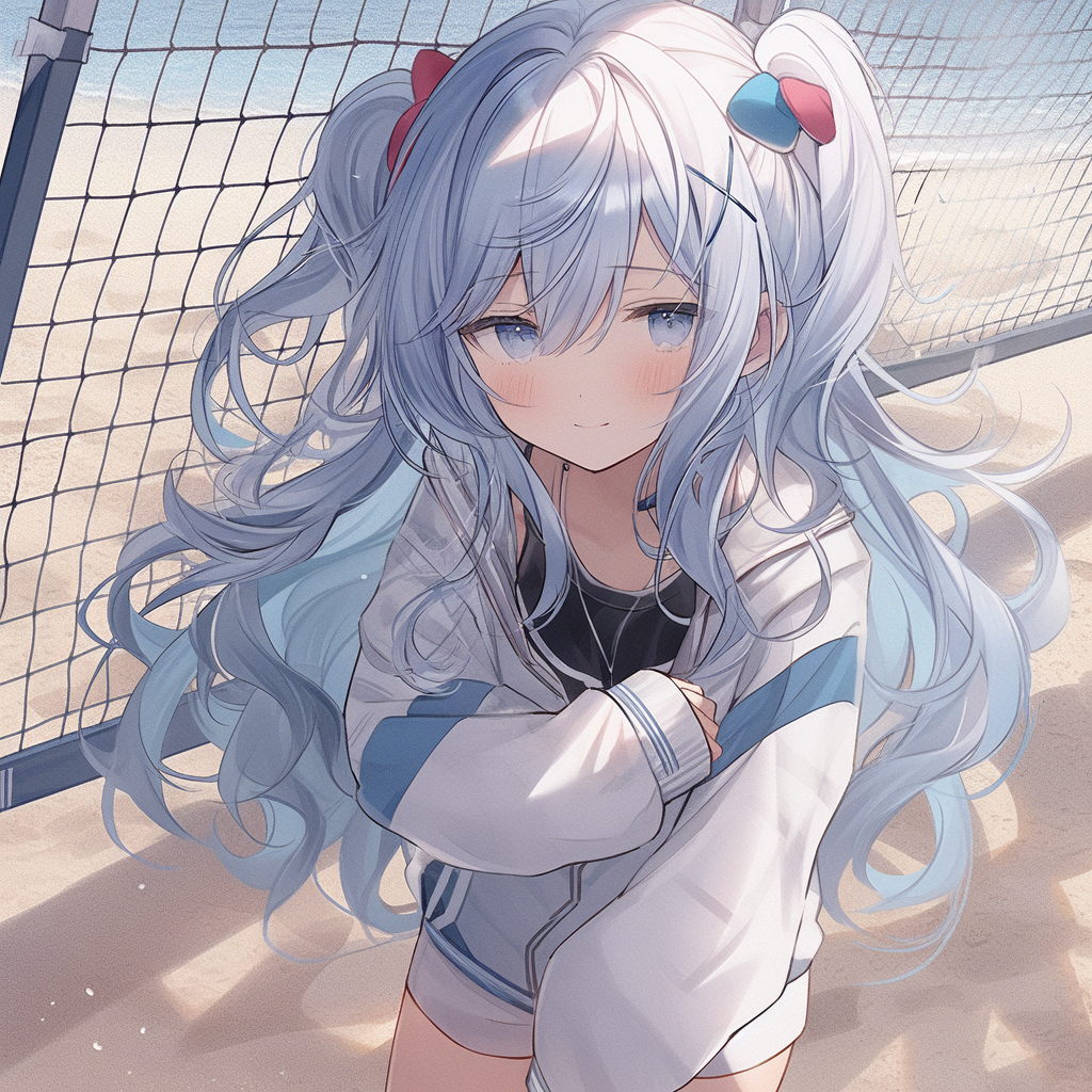 二次元动漫少女～沙滩与排球