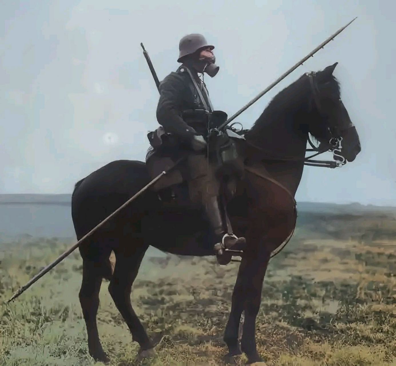 一战德国骑兵长矛图片