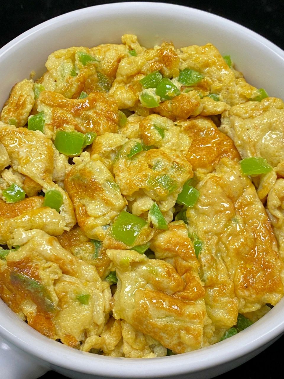 美味的青椒抱蛋这样做真的香迷糊了,巨下饭!