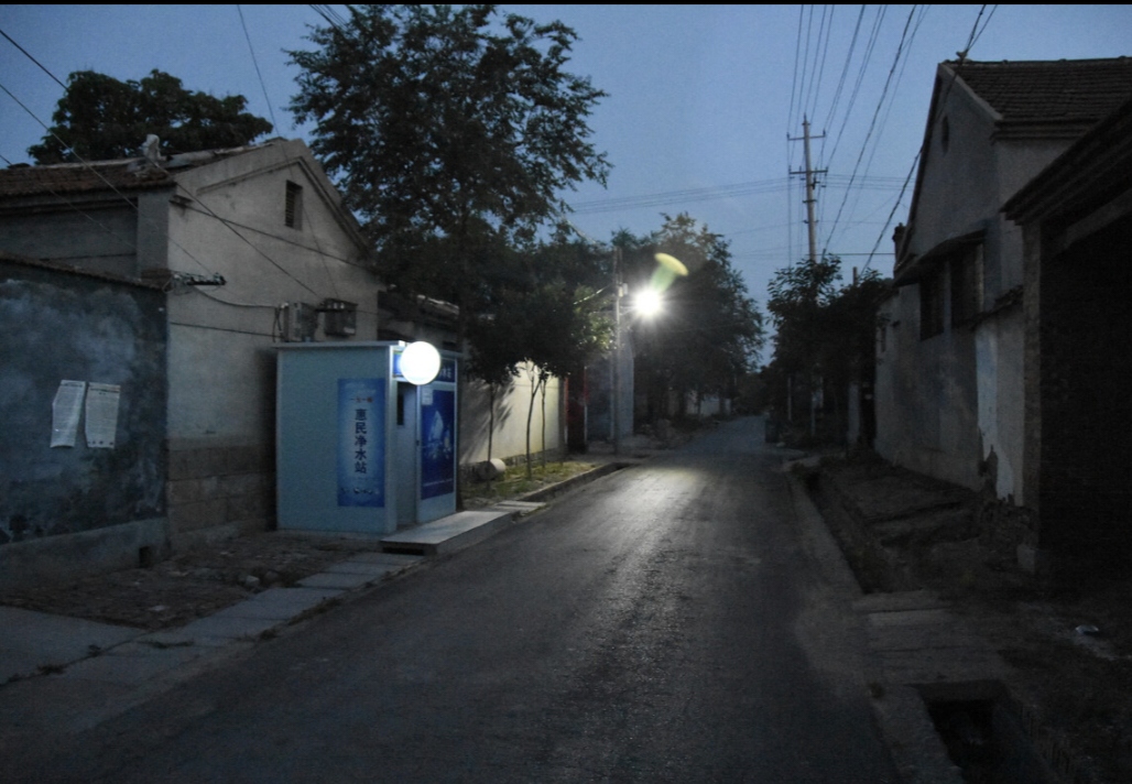 乡村夜晚照片图片