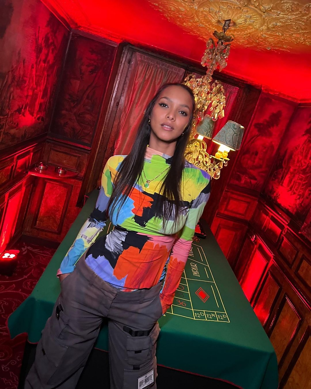 ribeiro 莱斯·里贝罗 黑珍珠 lais ribeiro是一位来自巴西的超模,被