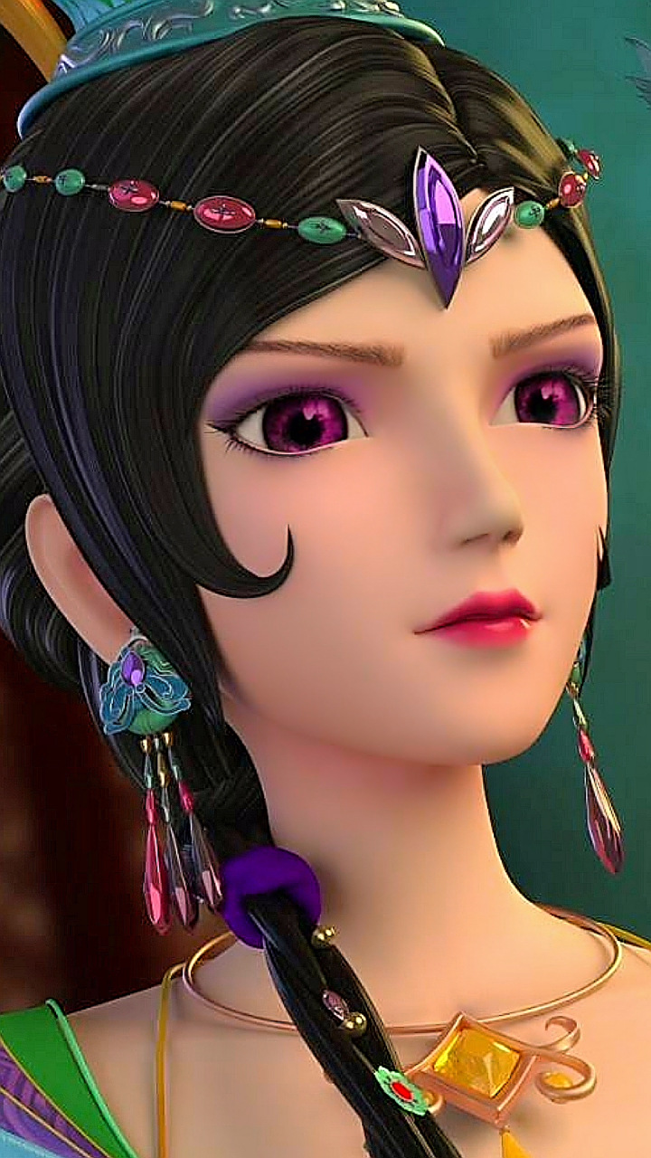 曼多拉动漫美图手机壁纸分享,她是叶罗丽仙境女王