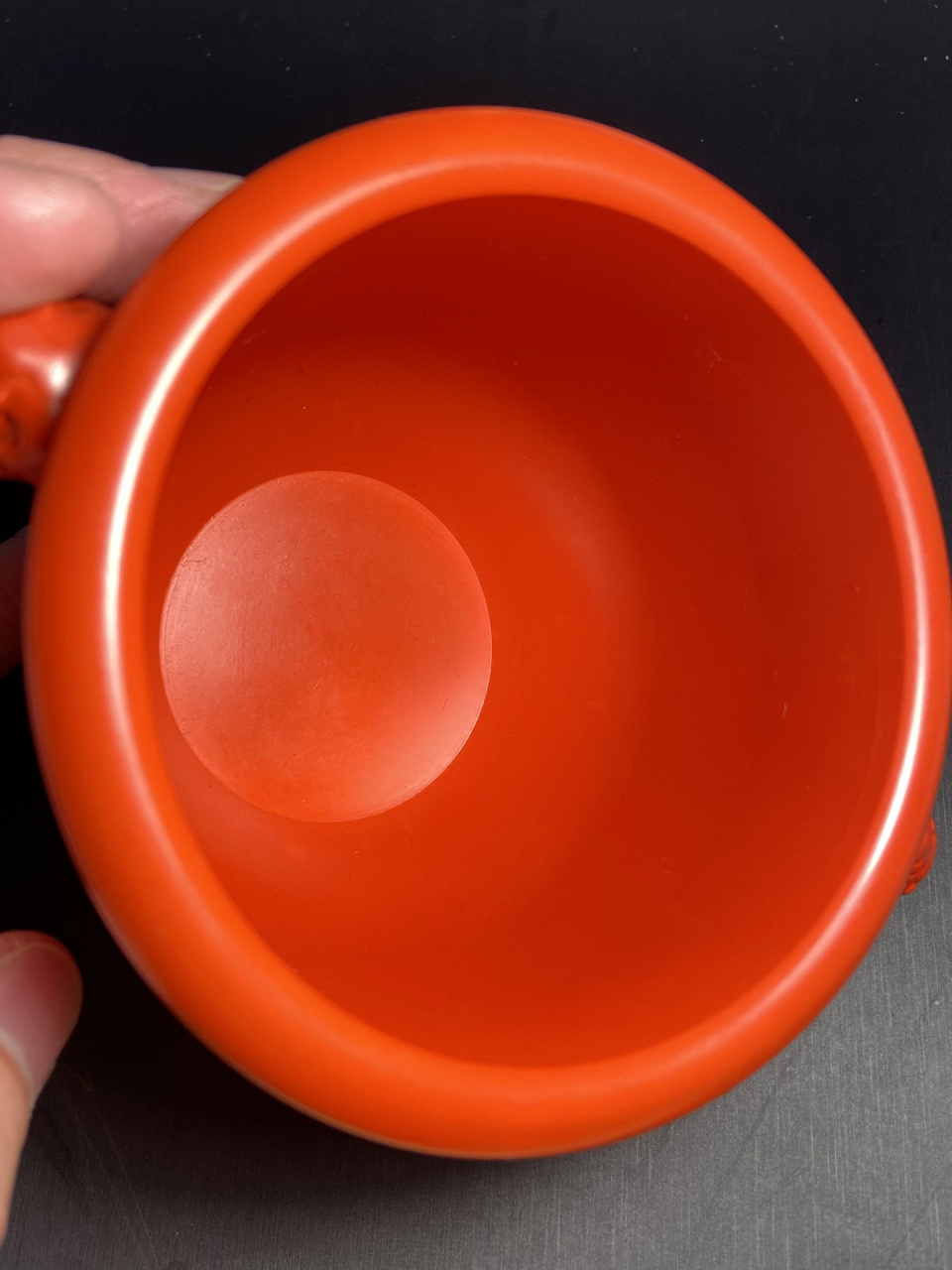 天然朱砂红砂 貔貅聚宝盆摆件 朱砂原材料为纯朱砂300目矿粉,长期佩戴