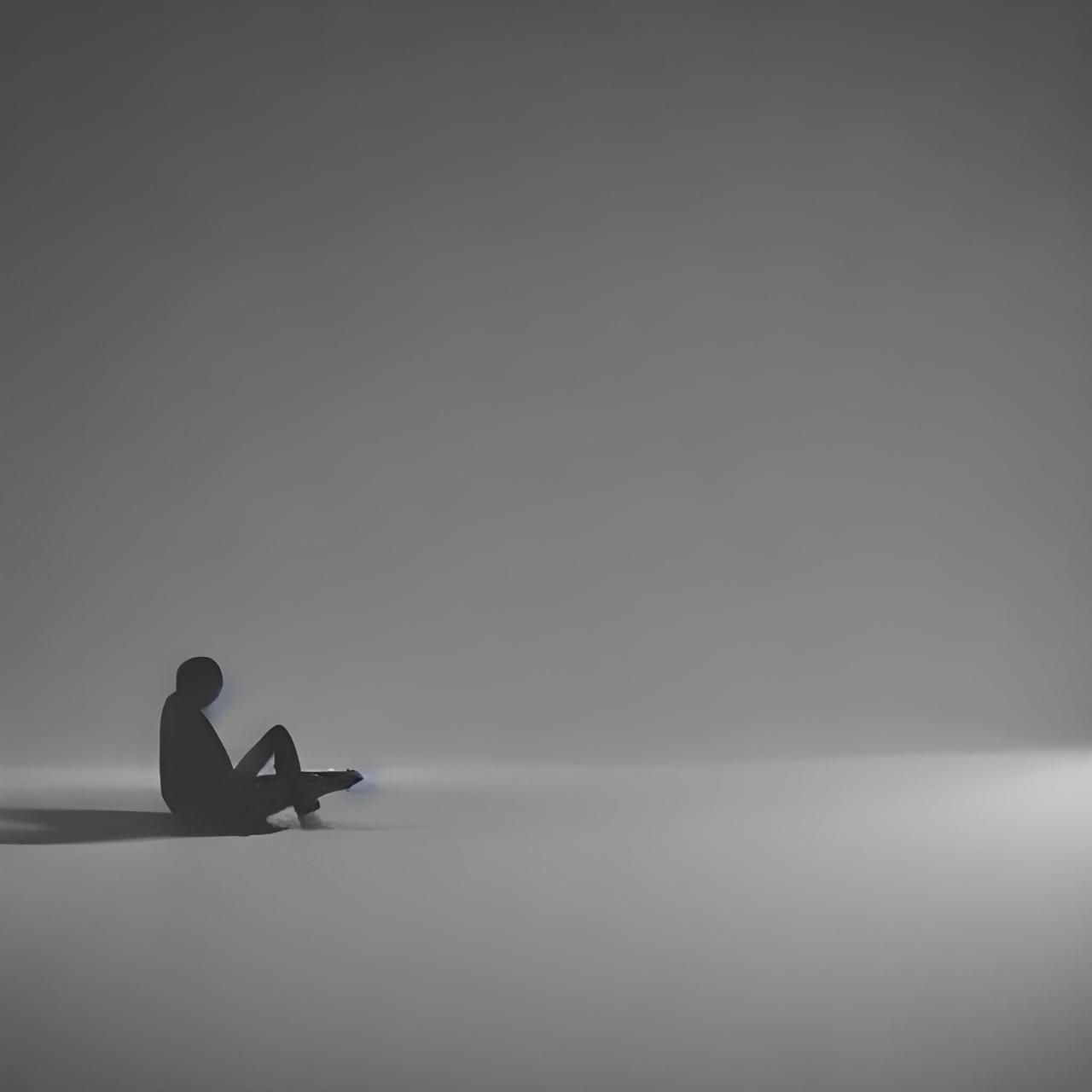 在寂静的夜里,我独坐窗前 思绪如潮水般涌来,难以