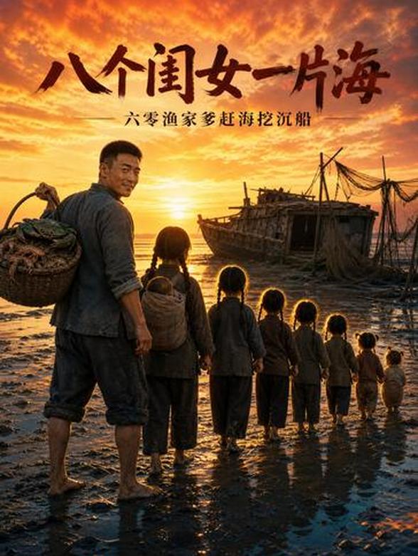 八个闺女一片海，六零渔家爹赶海挖沉船