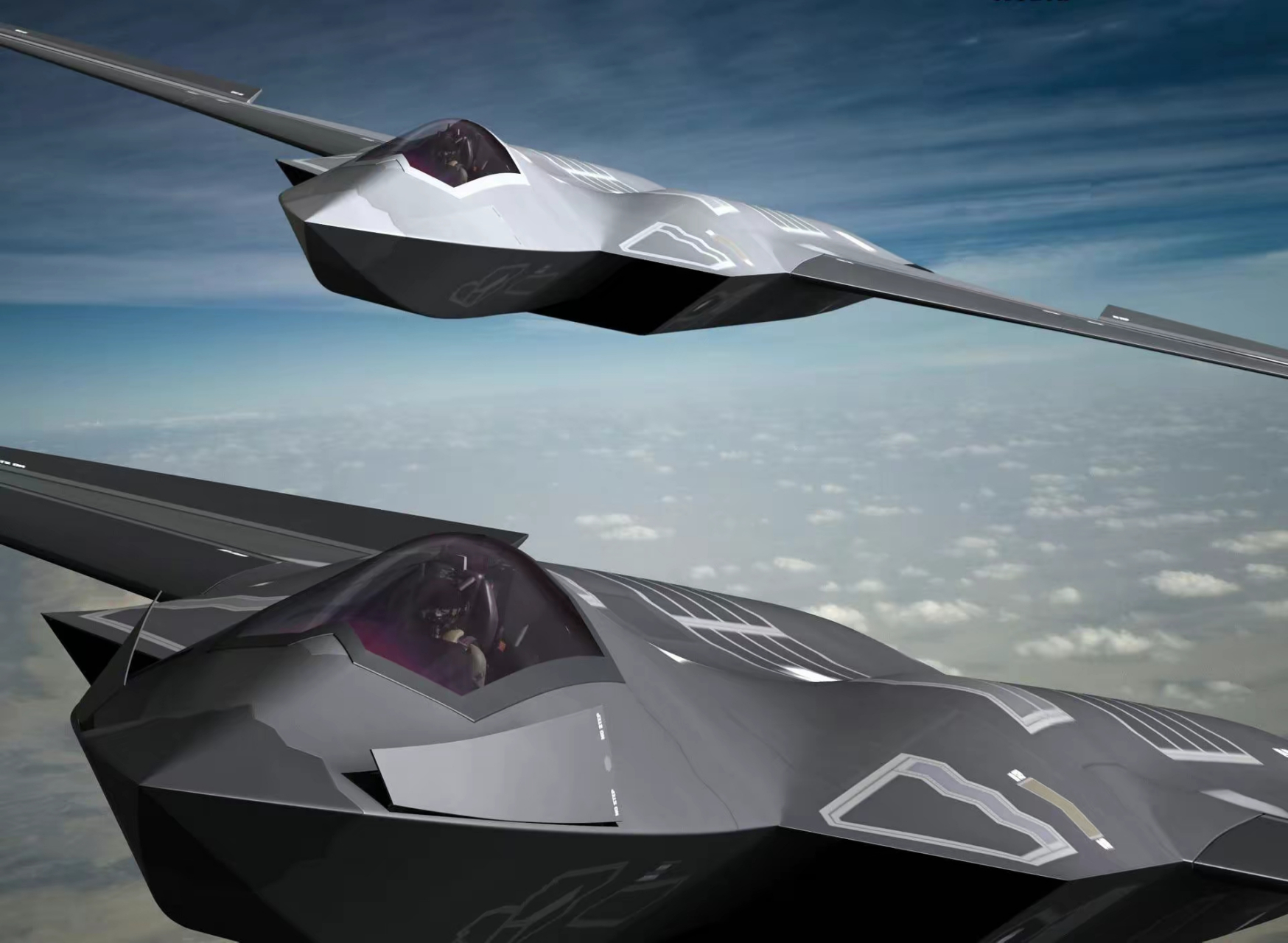 中美六代机概念图欣赏!