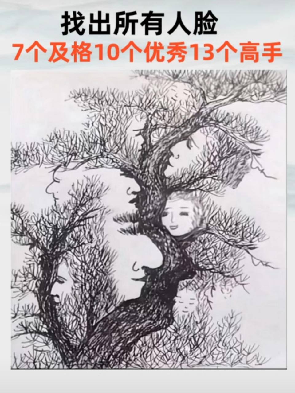 找了有三分钟能找到12张人脸.我滴个乖乖呀,眼睛都快瞪瞎了.