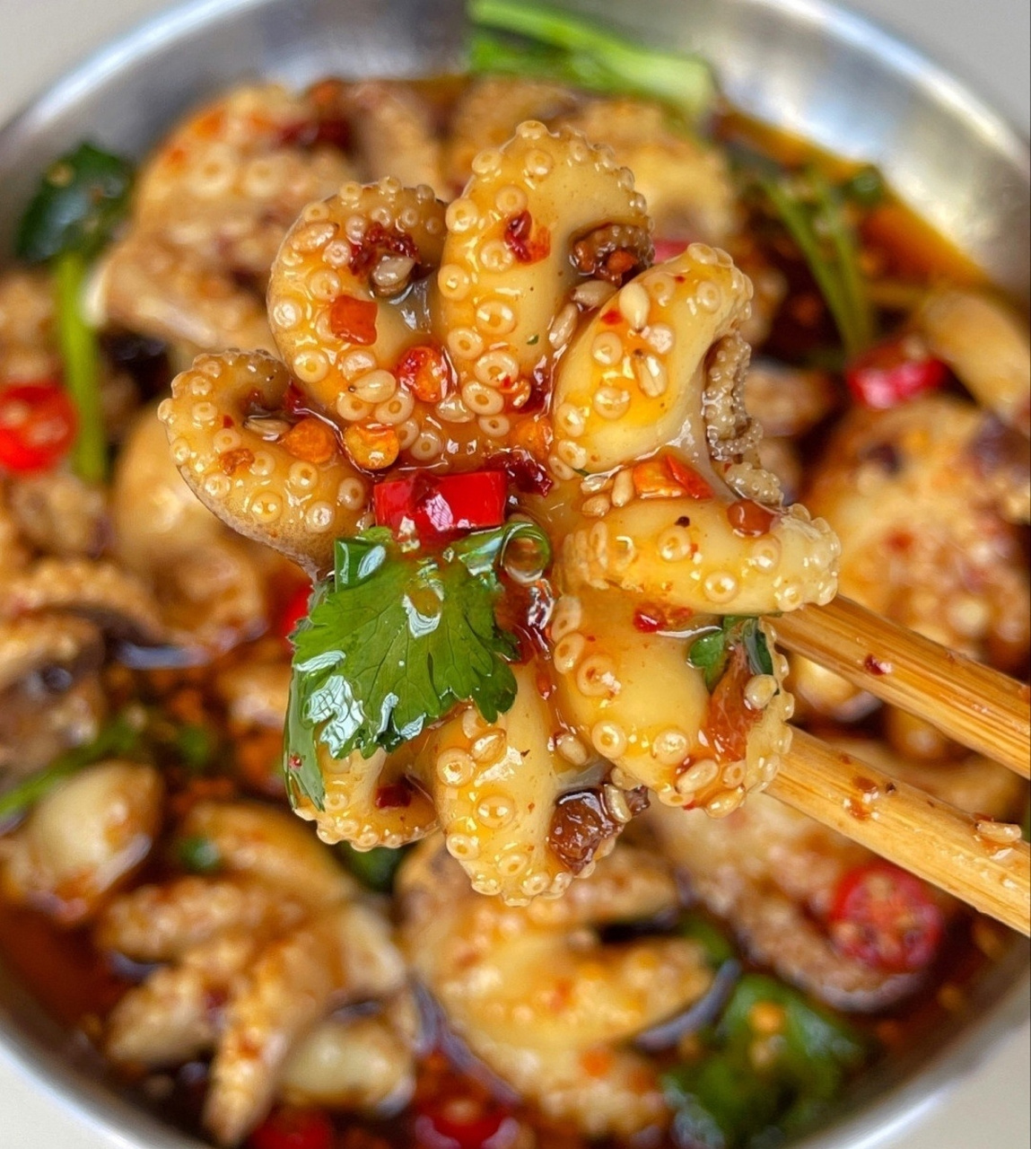 香辣八爪鱼,开胃解腻.