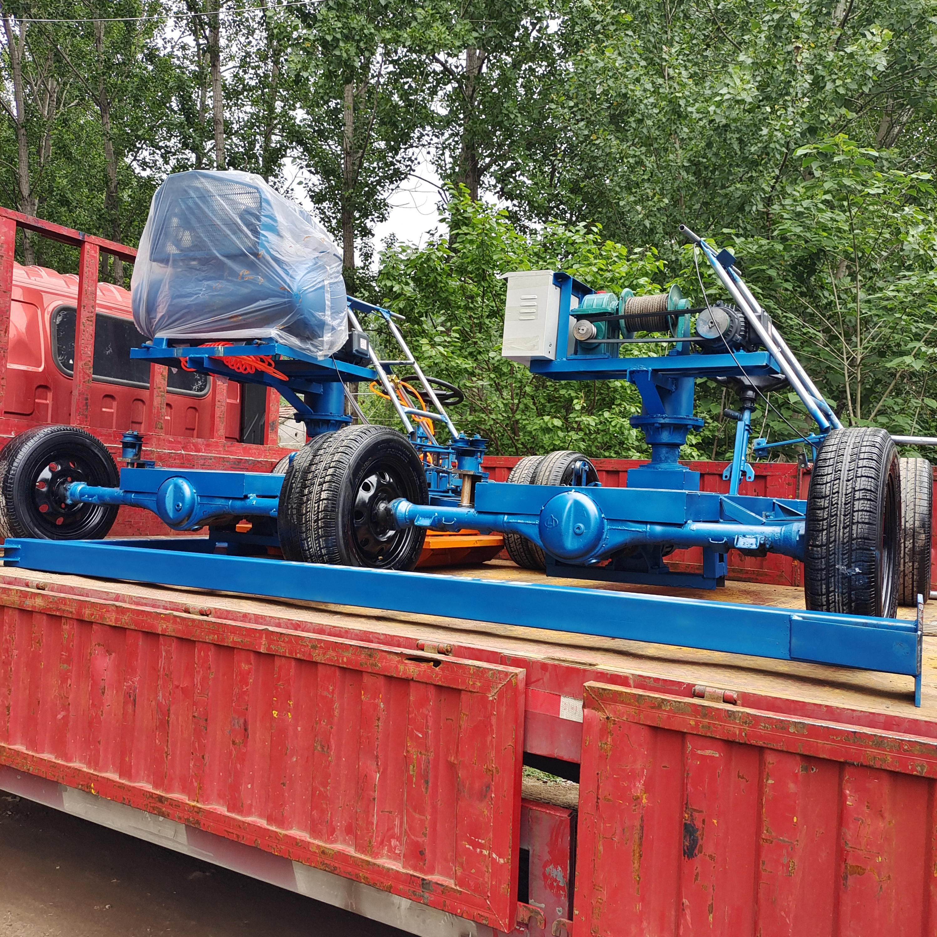 电动空心砖装车机