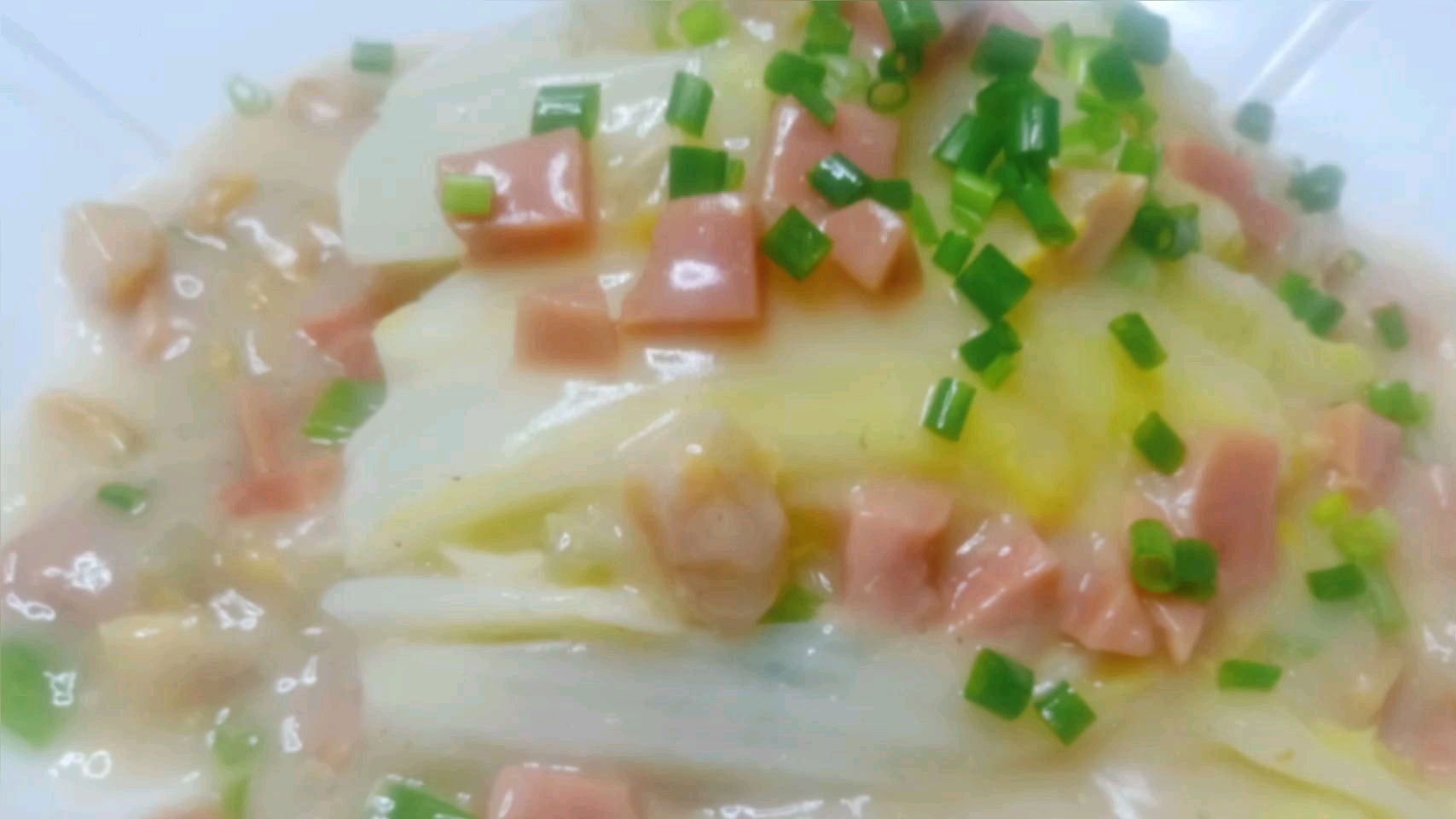 创新上汤娃娃菜家常做法,操作简单,营养丰富,味道醇厚适口
