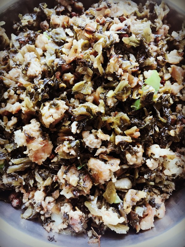 下饭菜,冬菜肉末的做法