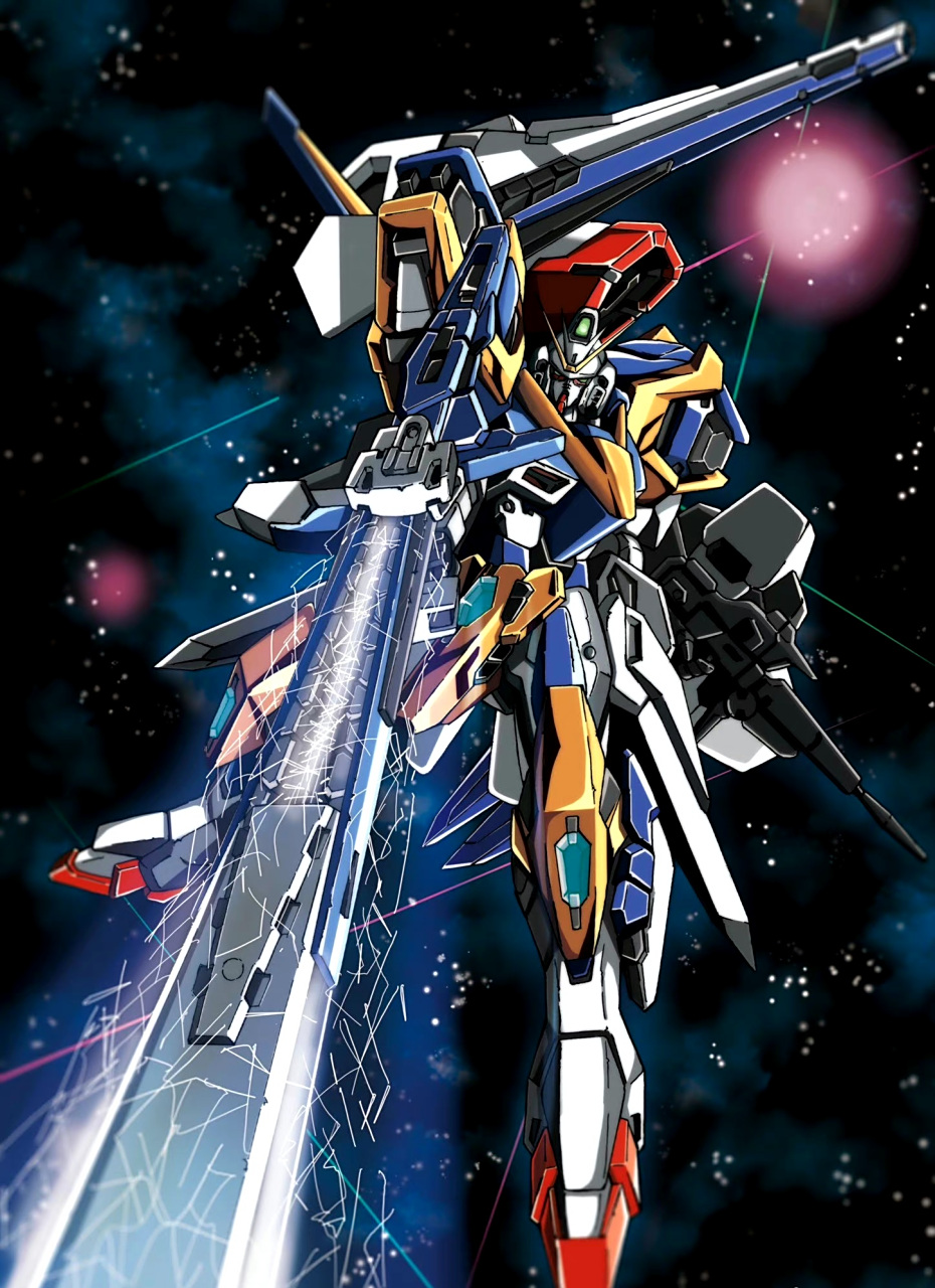 一组庆祝《机动战士高达v》播出30周年的贺图.#插画# #动漫# #高达