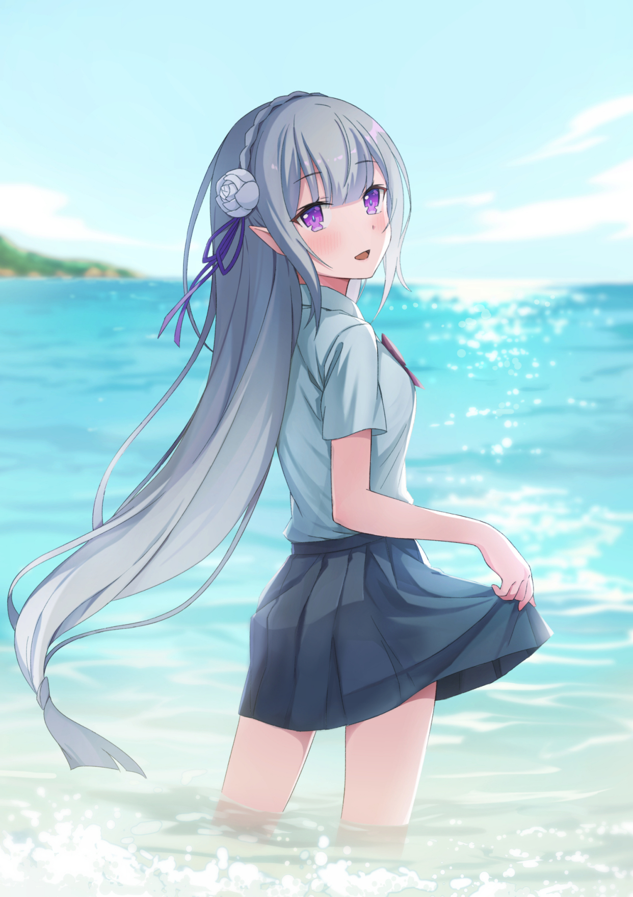 emt!爱蜜莉娅炭真是天使,真的是太可爱啦!