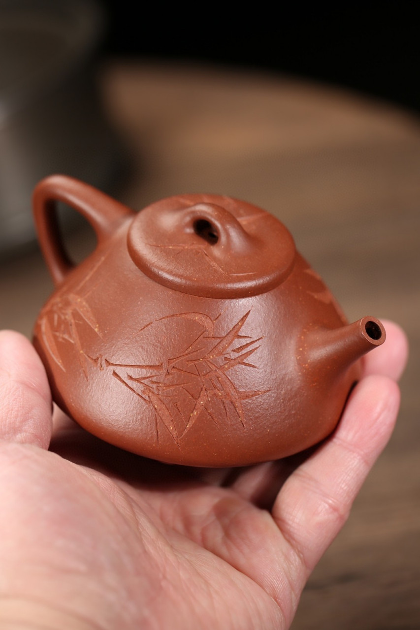 子冶石瓢|优质降坡泥|160cc|半手  李寒勇子冶石瓢3d扫描件,器形比例