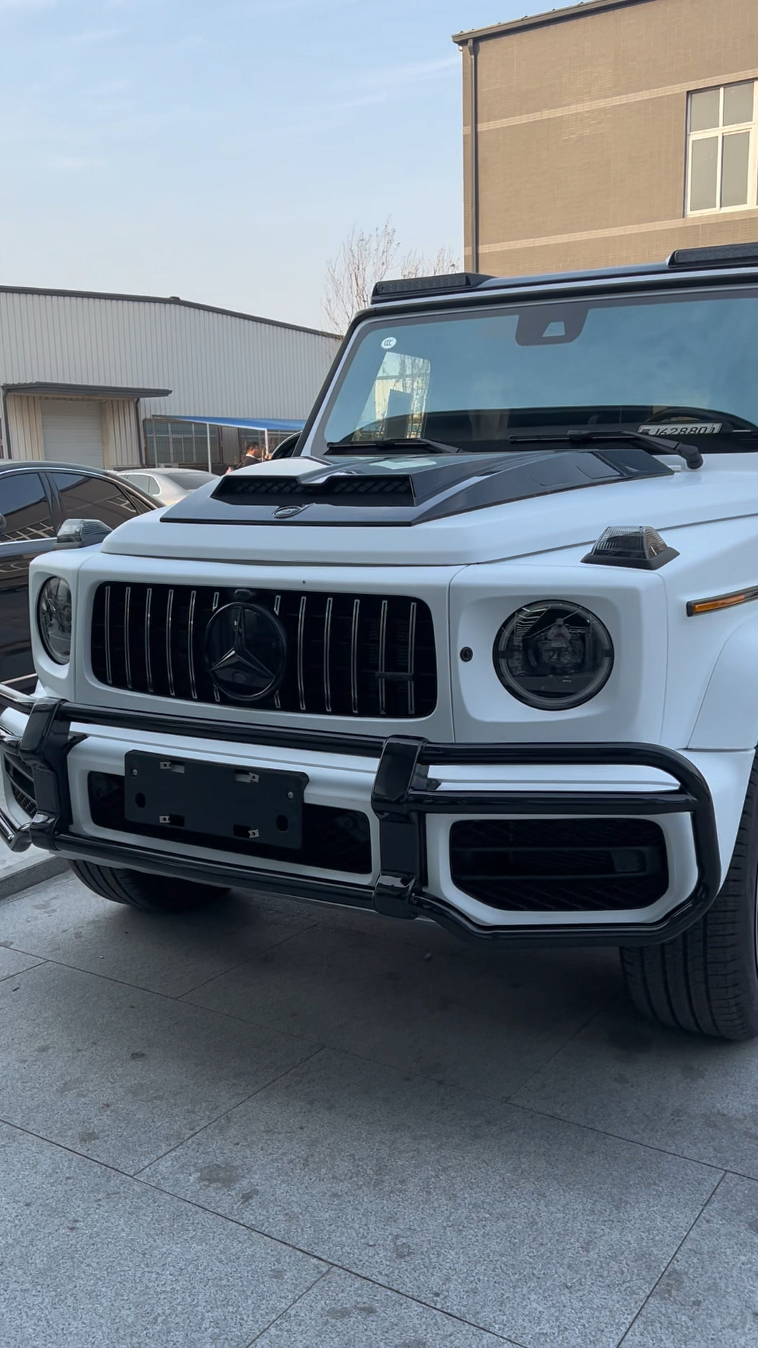 奔驰g550升级63外观,省级巴博斯套件-度小视