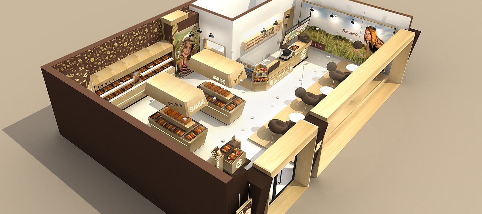 如何合理化设计面包店的空间布局?