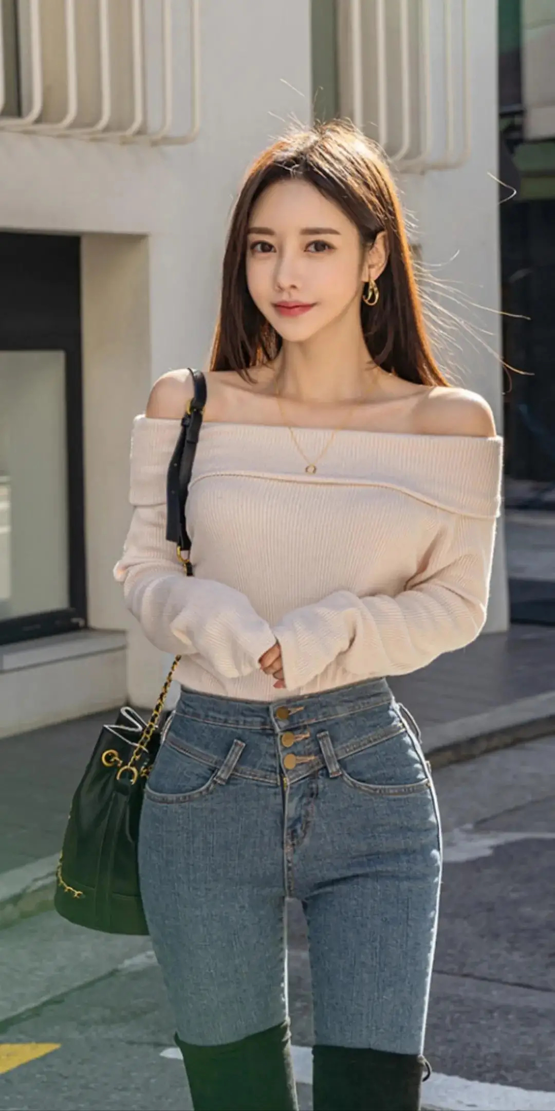 韩国女模孙允珠,行走的衣架