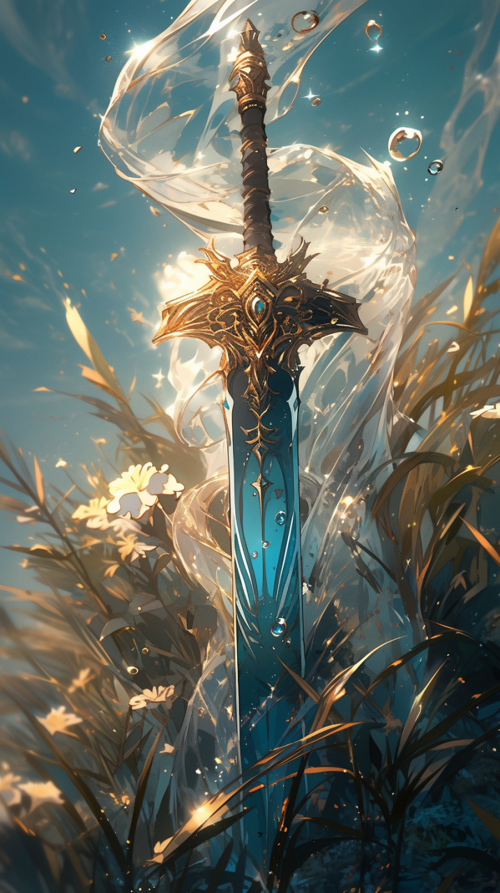 剑951595159515#ai绘画# #刀剑# #壁纸