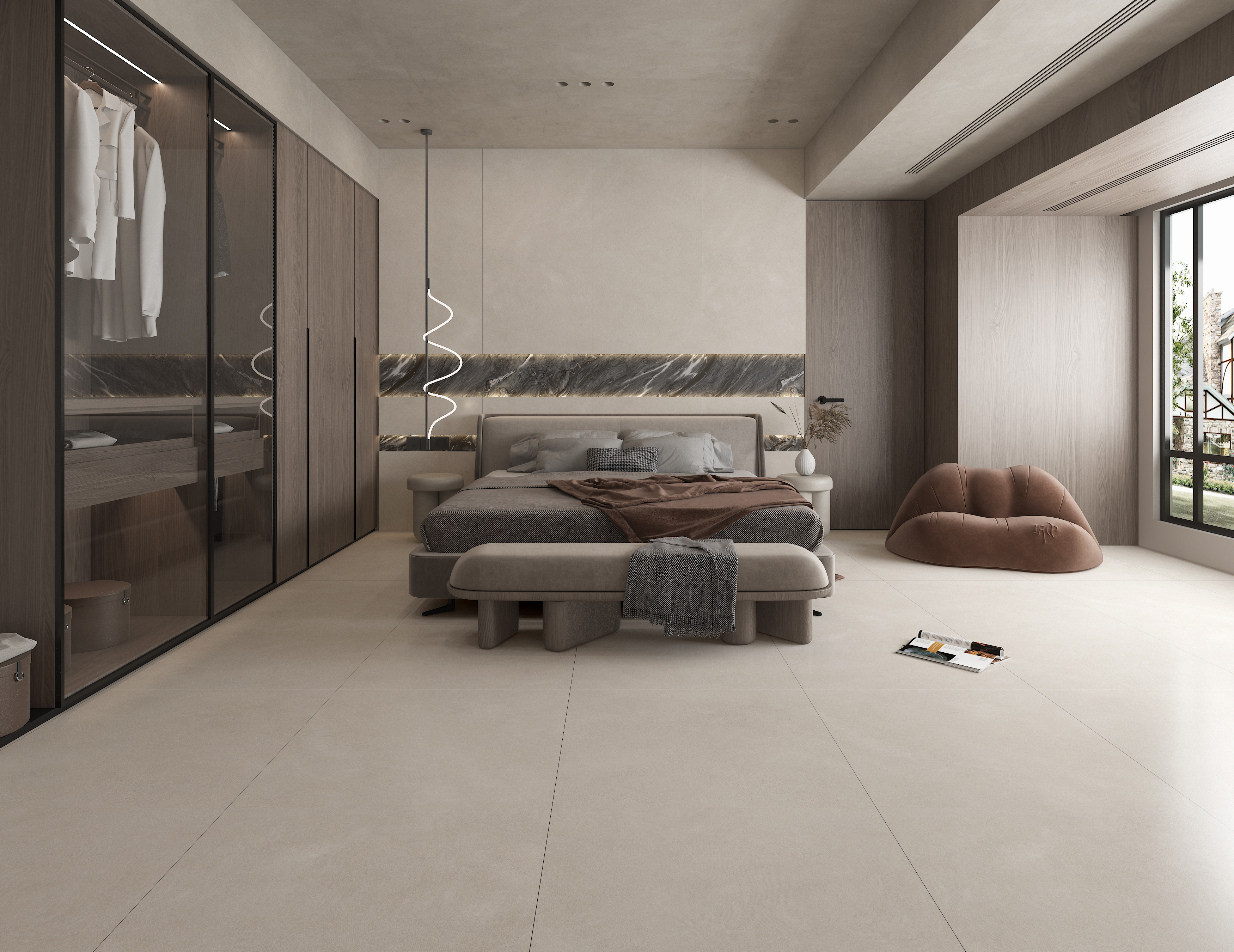 瓷砖十大品牌:非要做极简风 地砖这样做直接美上天