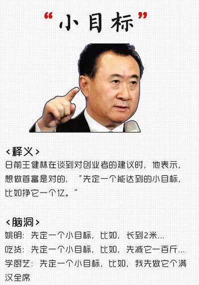 王健林"一亿小目标"完全就是毒害青少年  王健林的一句"青年人要实现1