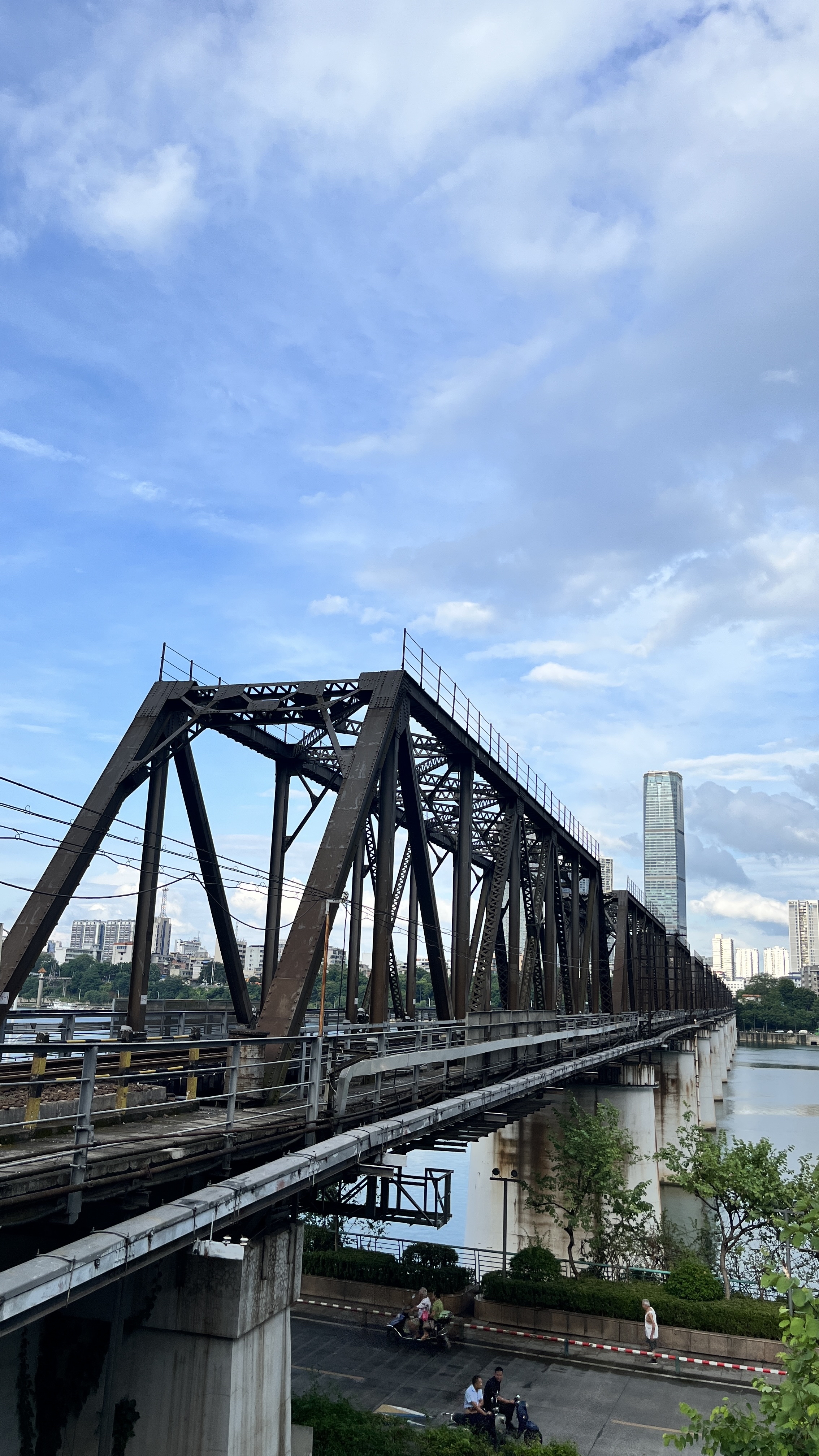 「手机摄影」柳州湘桂线跨柳江铁路大桥