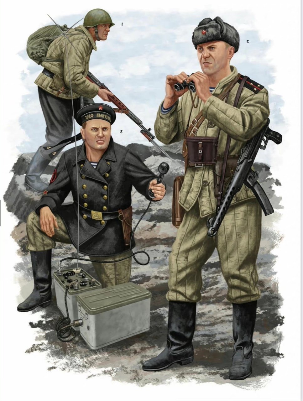 苏联海军步兵 ​