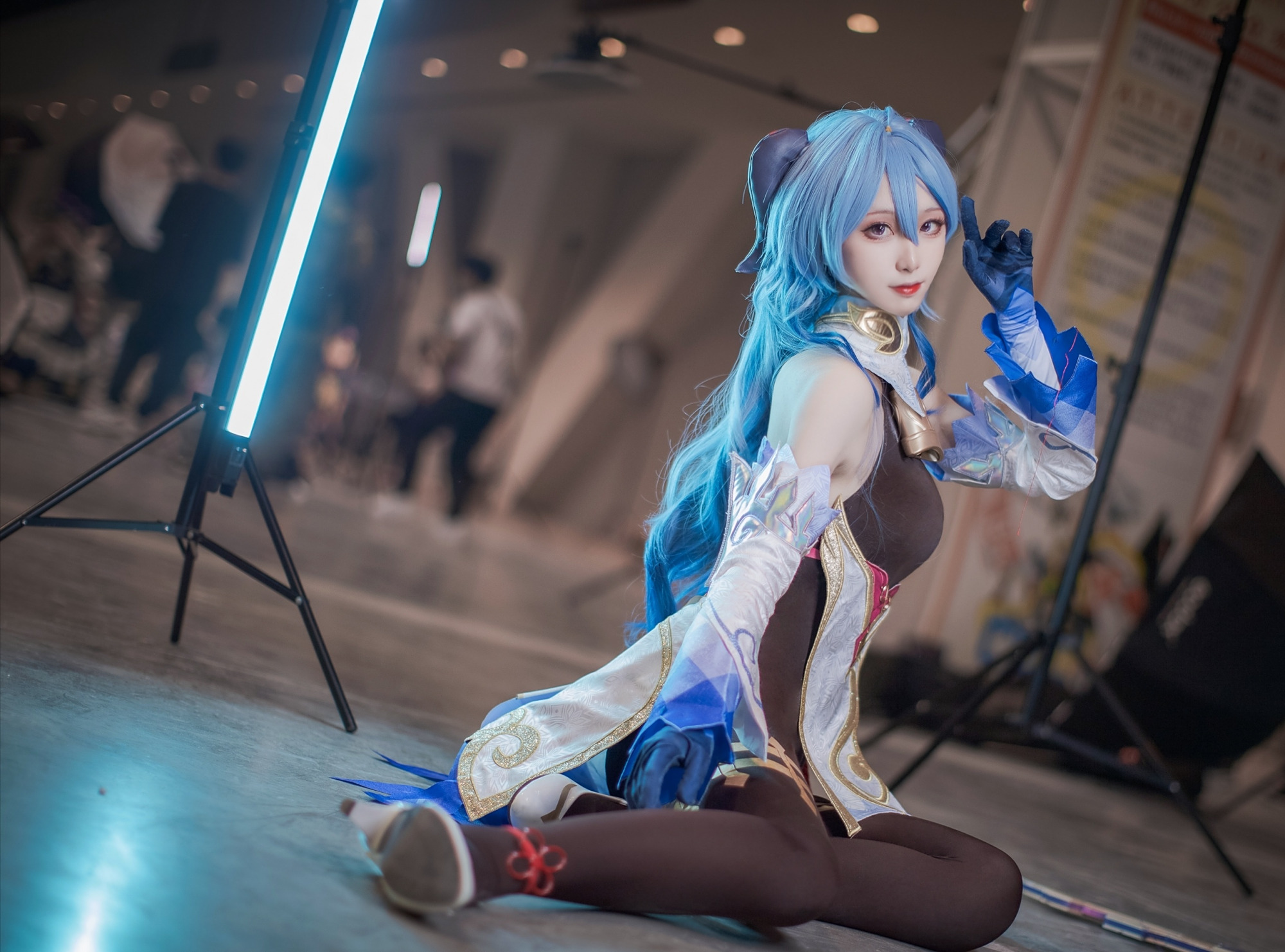 甘雨cos,小姐姐的大长腿,实在是太吸睛了啊