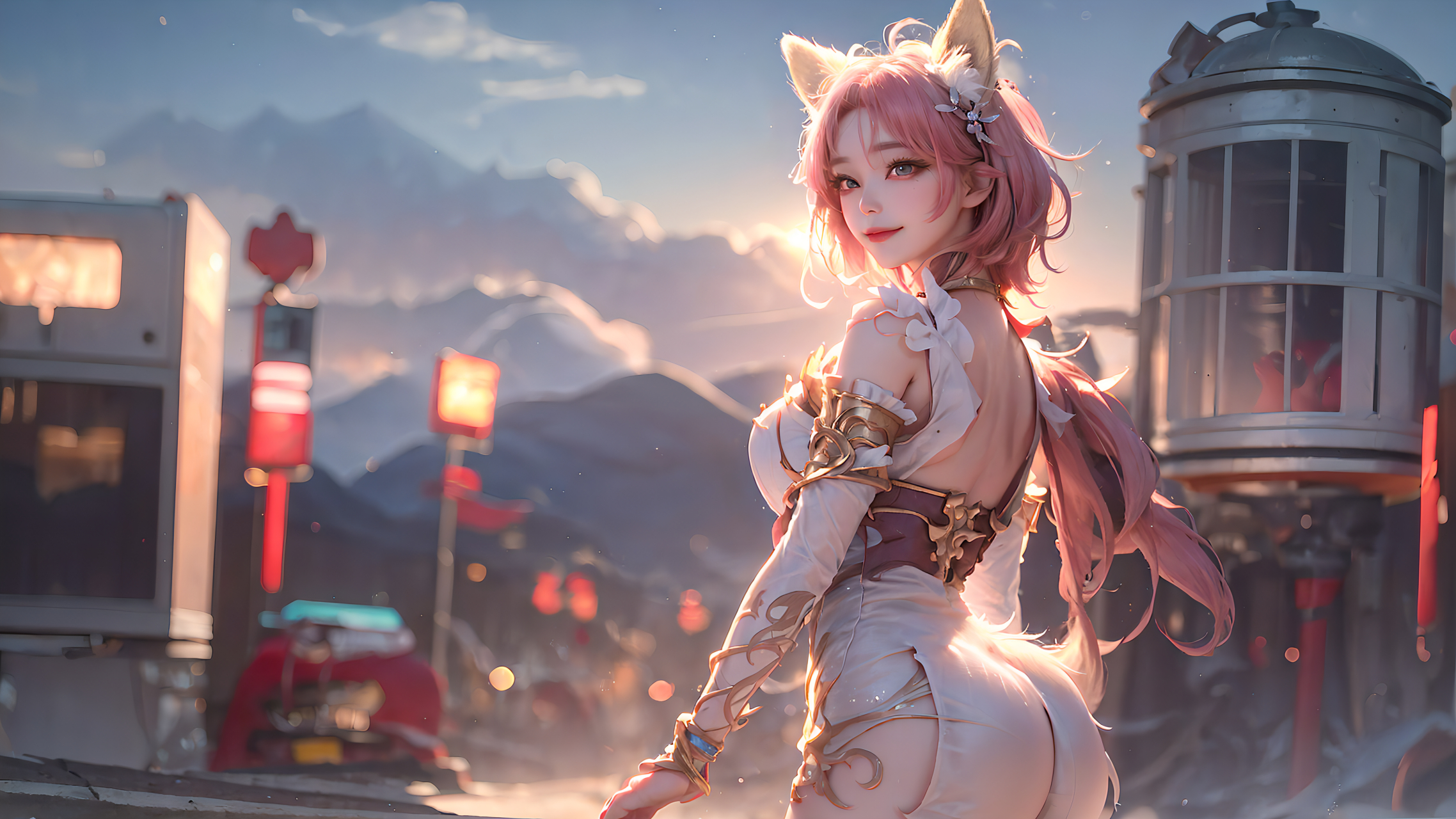 王者荣耀.妲己 ai绘画壁纸系列二百六十五