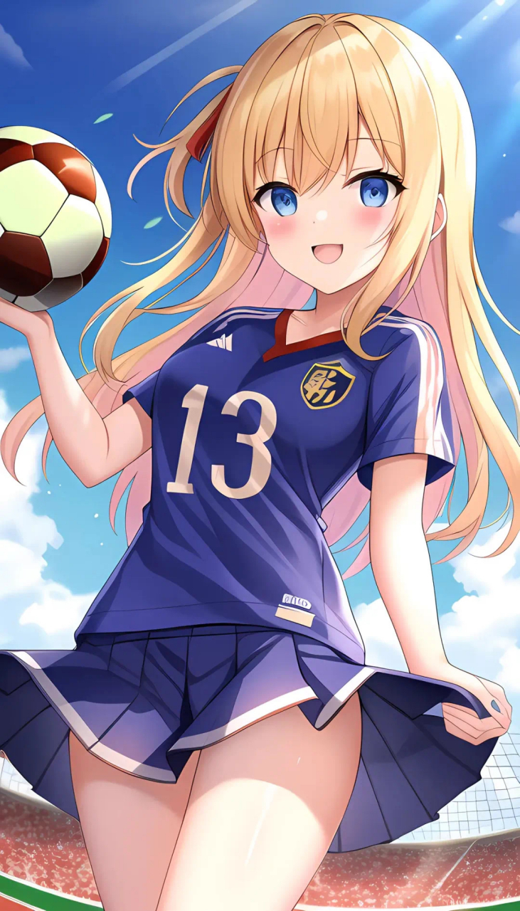 动漫壁纸# 足球女孩上篇