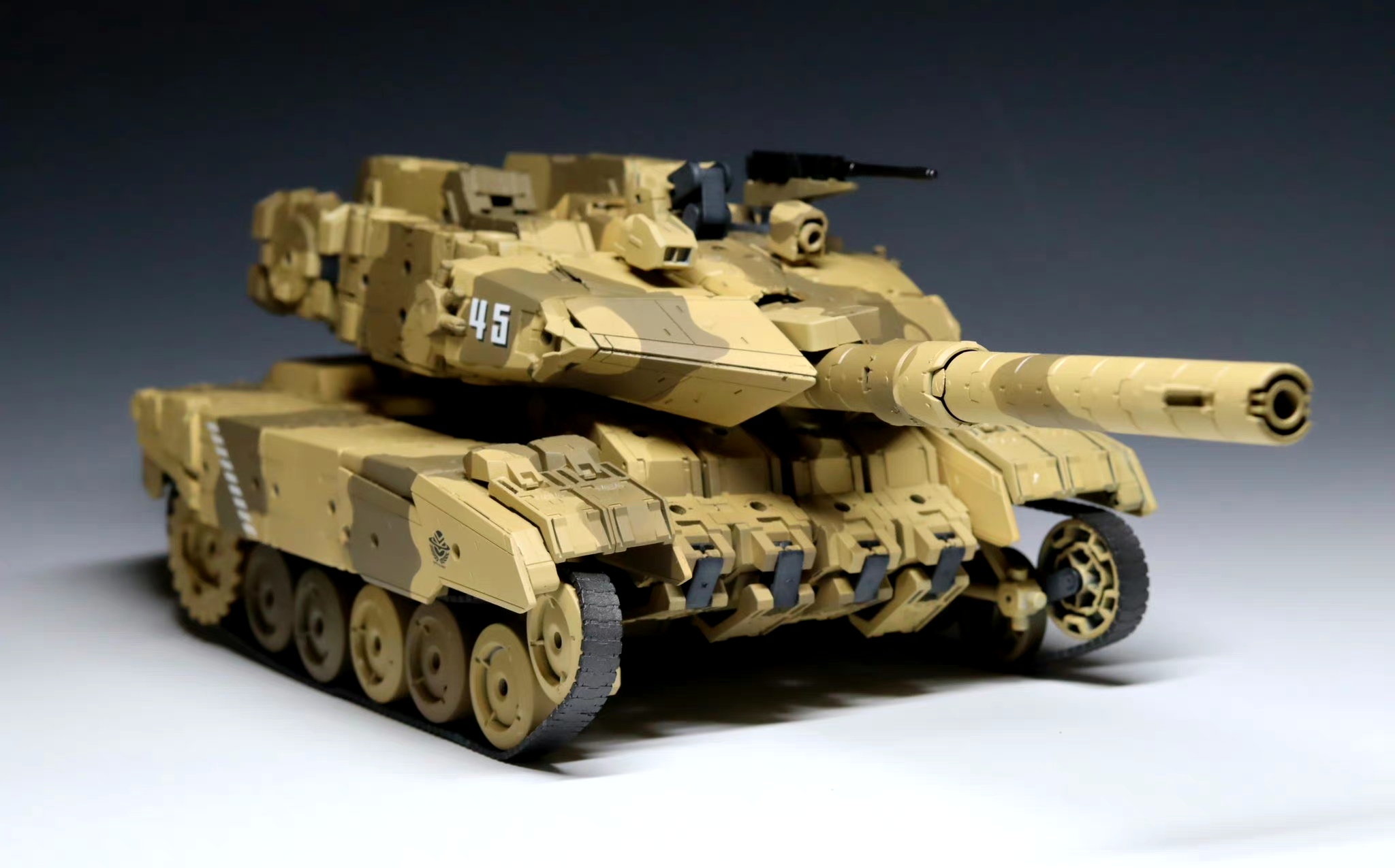 模型欣赏:万代 30mm系列机体改造 变形坦克