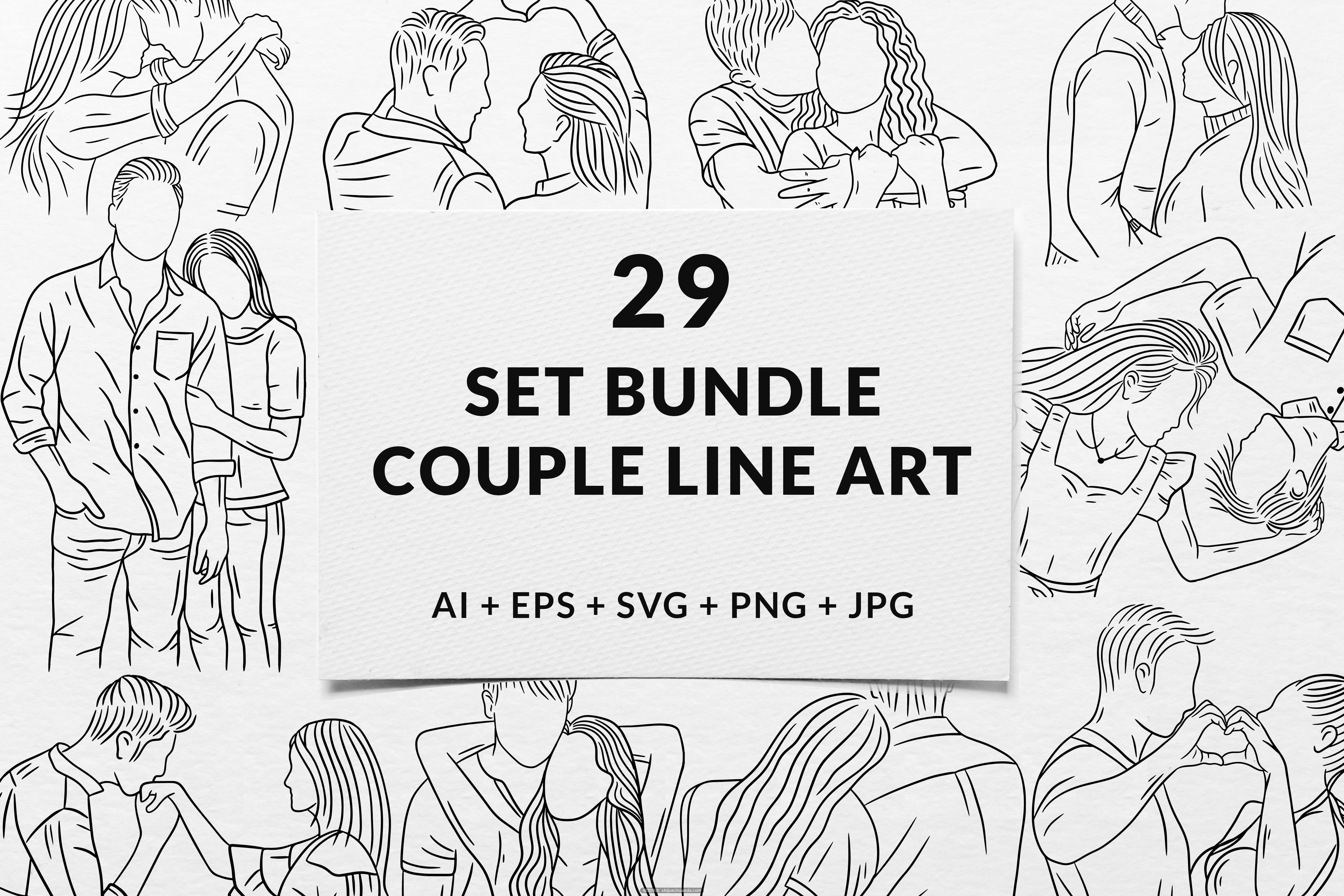 Set Mega Bundle Line Art People Family-2.jpg