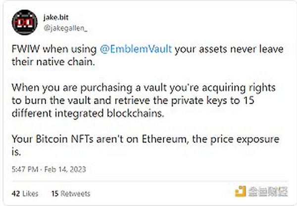 金色观察 | Bankless:Emblem Vaults简介及使用注意事项 金色观察 | Bankless:Emblem Vaults简介及使用注意事项
