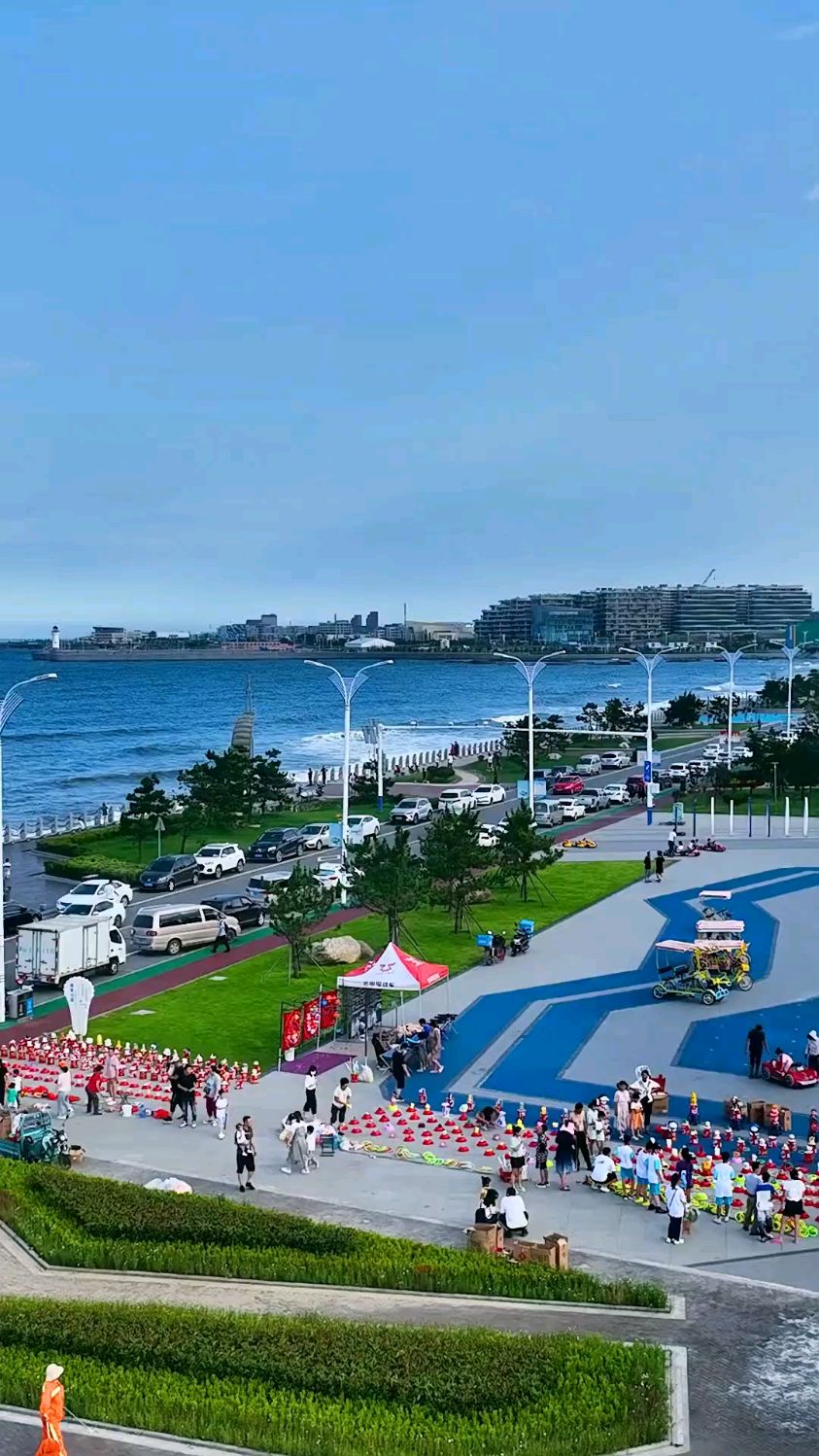 浪漫夏日,青岛西海岸海军公园一角～-度小视