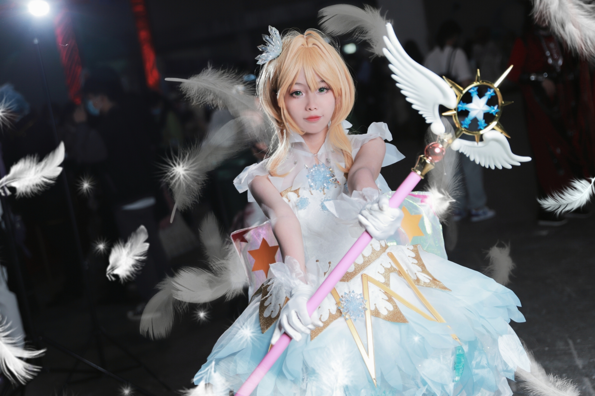 「cosplay场照」魔卡少女樱 小樱 冰晶服 冰雪天使