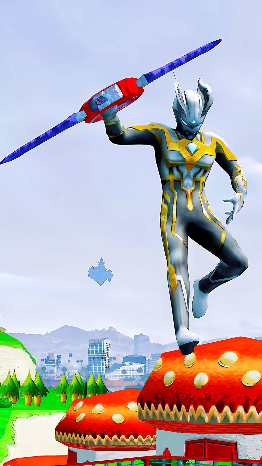 骑摩托的奥特曼