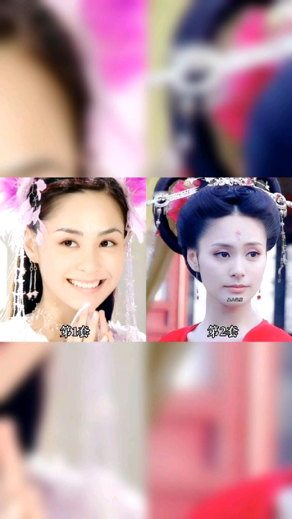 "钟欣潼"古装头饰造型,哪一套最美?