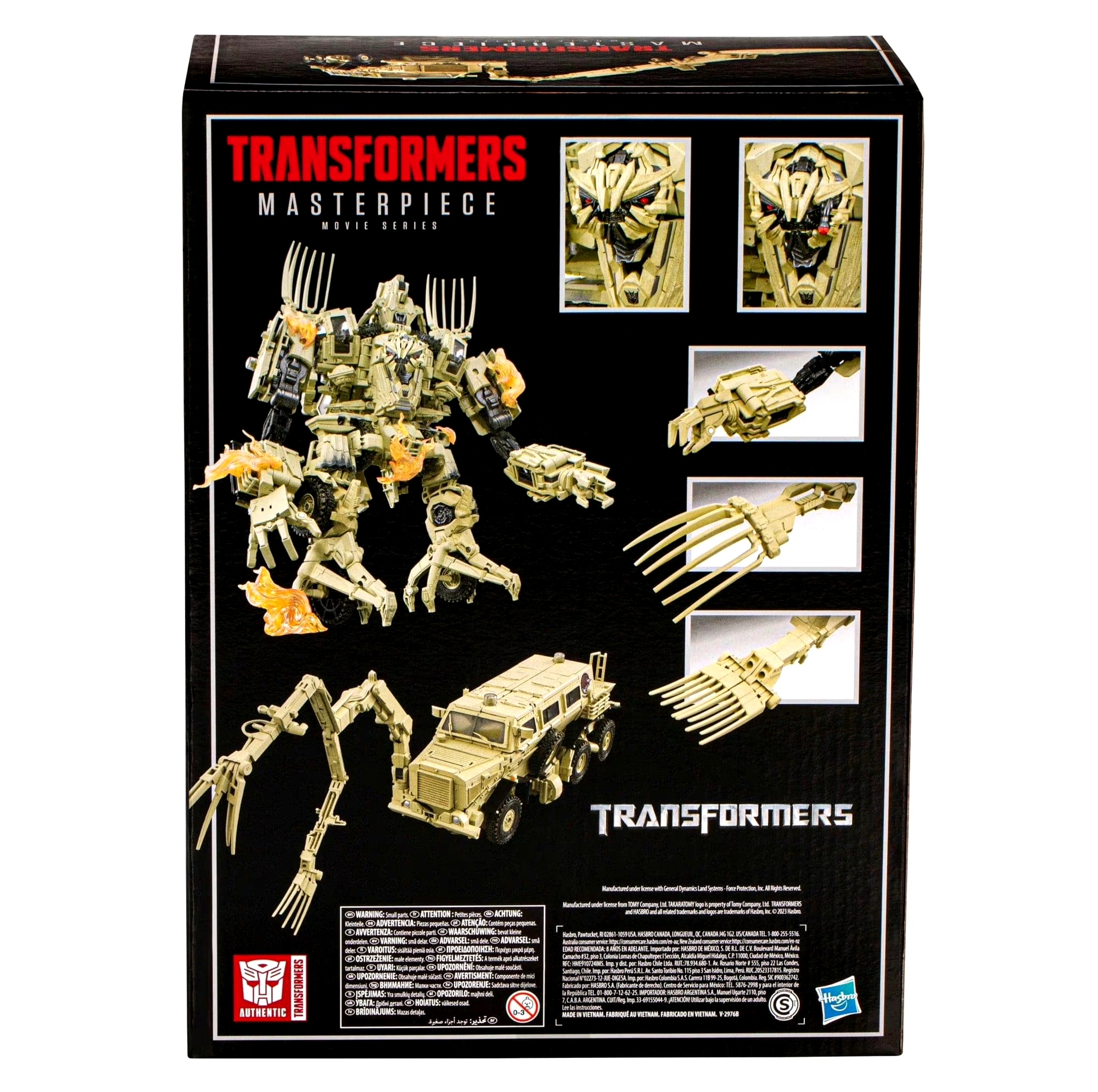 模型欣赏:变形金刚 mpm14 变1 碎骨魔 官图发布