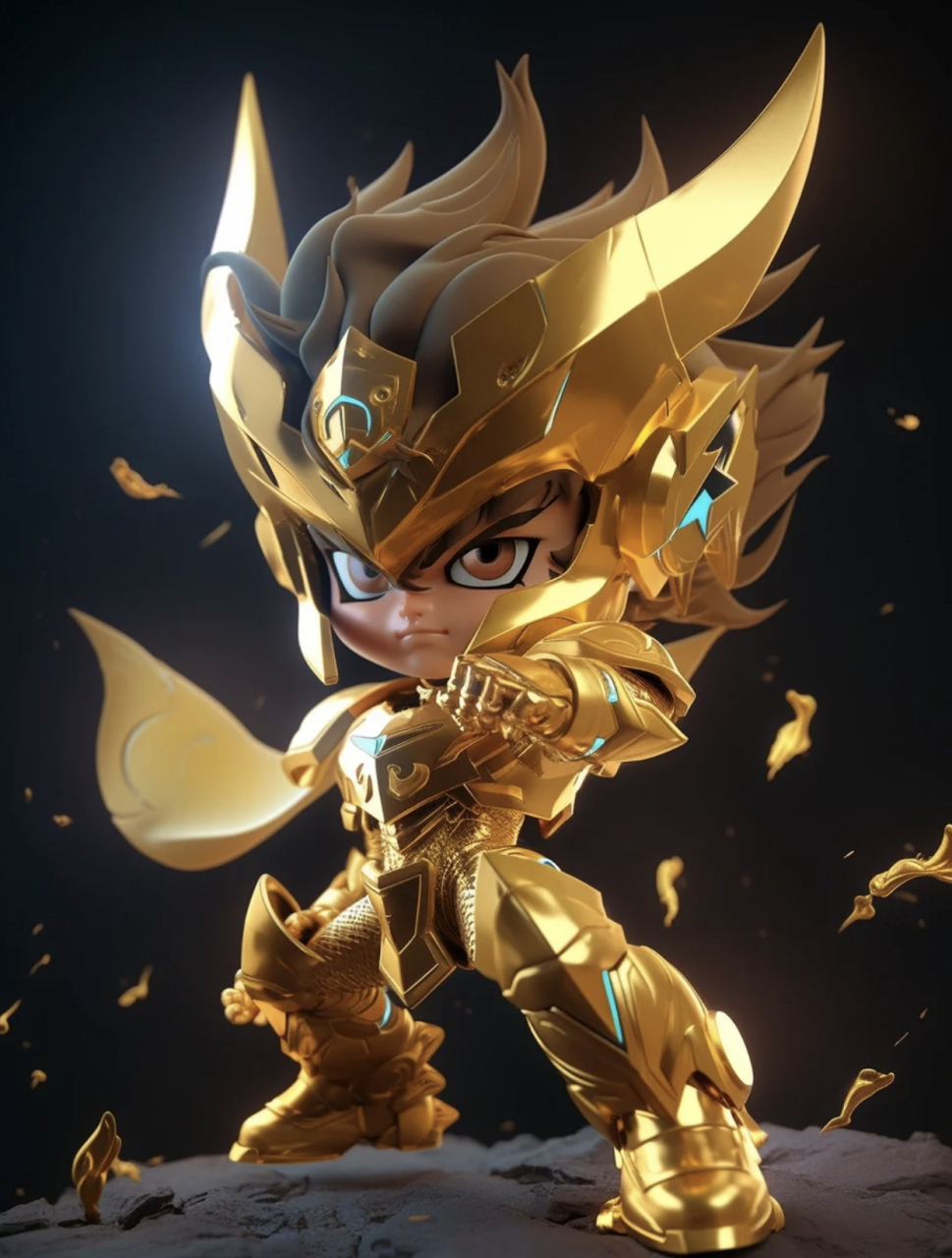 q版黄金圣斗士#圣斗士星矢# #动漫