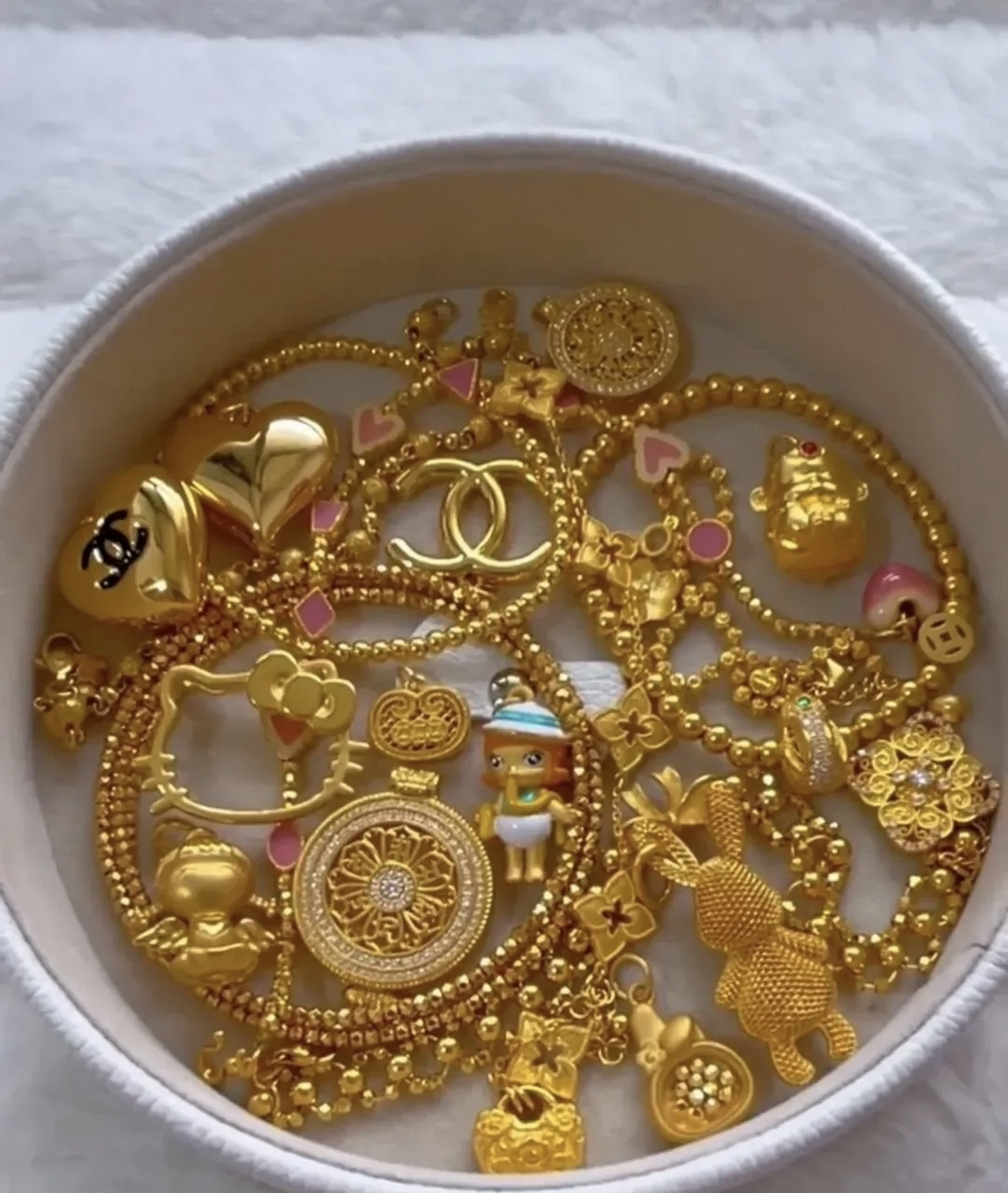 原来老公一年的烟钱,可以买这么多金首饰![没眼看]