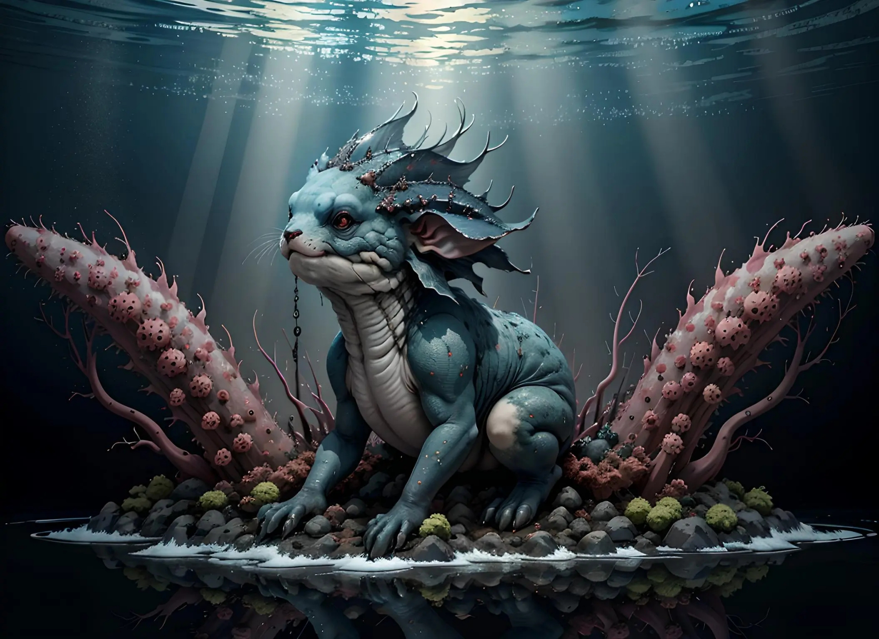 被称为海洋的神秘使者,海怪以其魅力和神秘,让人们陶醉,惊叹.