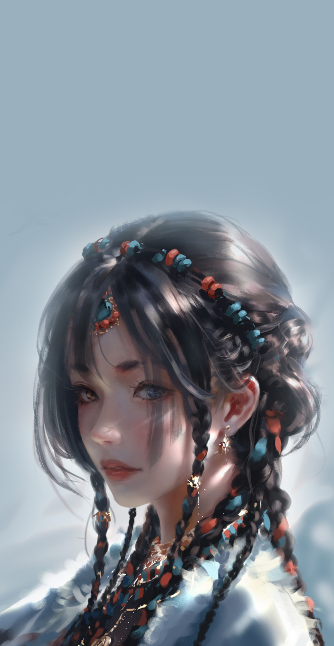 国风元素古风系主题 锁屏壁纸套图 . 676767